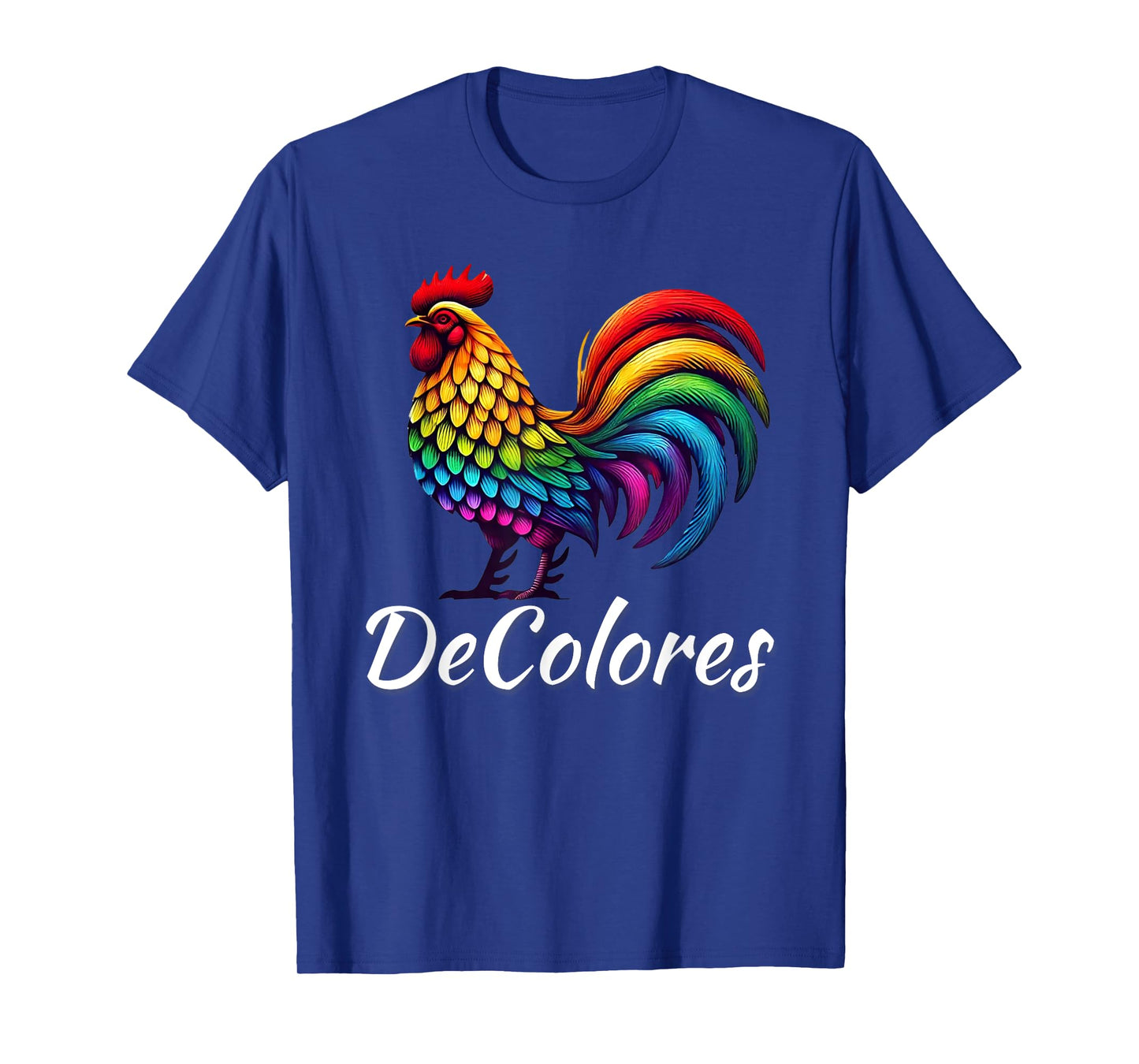 DeColores Cursillo Raibow Rooster Catholic T-Shirt