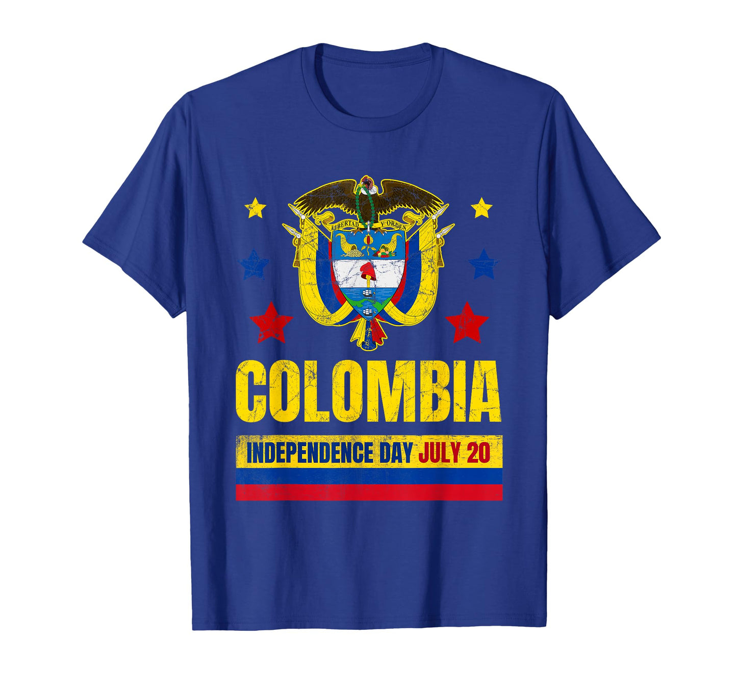Colombia Independence Day July 20 Colombian Flag T-Shirt