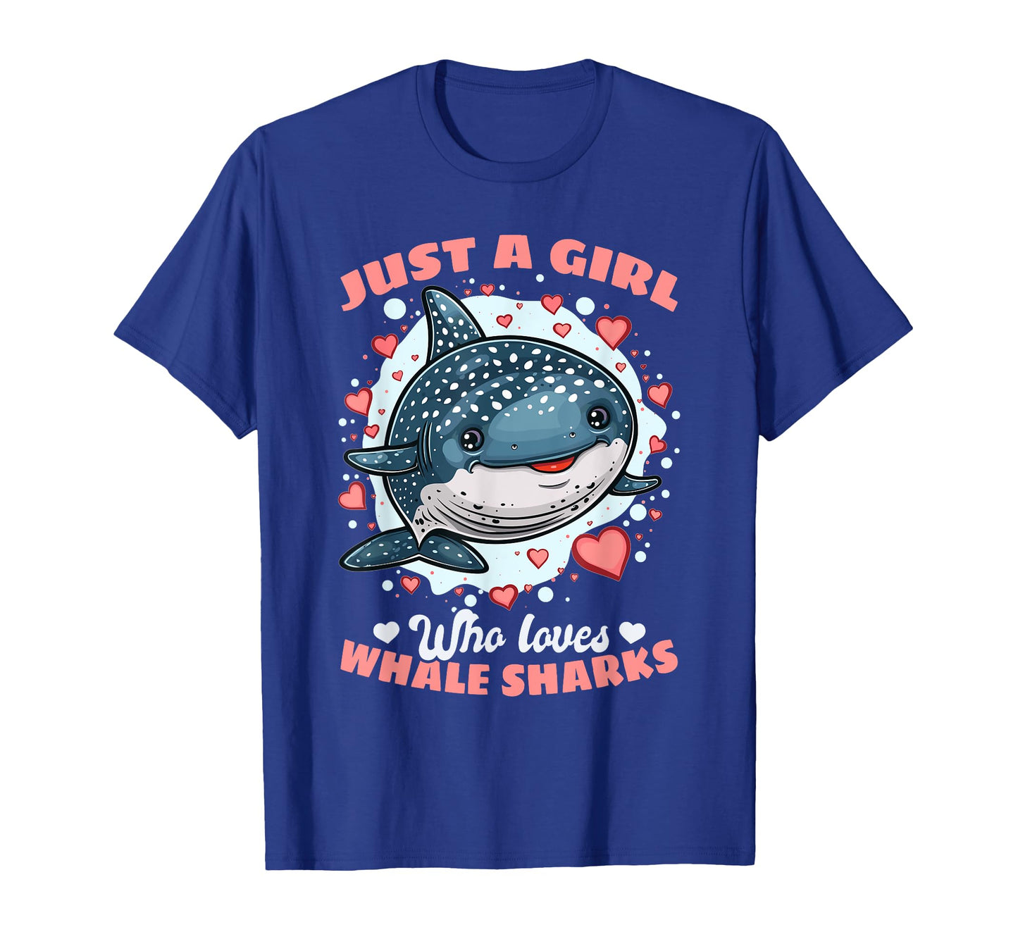 Funny Whale Shark Animal Just A Girl Who Loves Whale Sharks T-Shirt