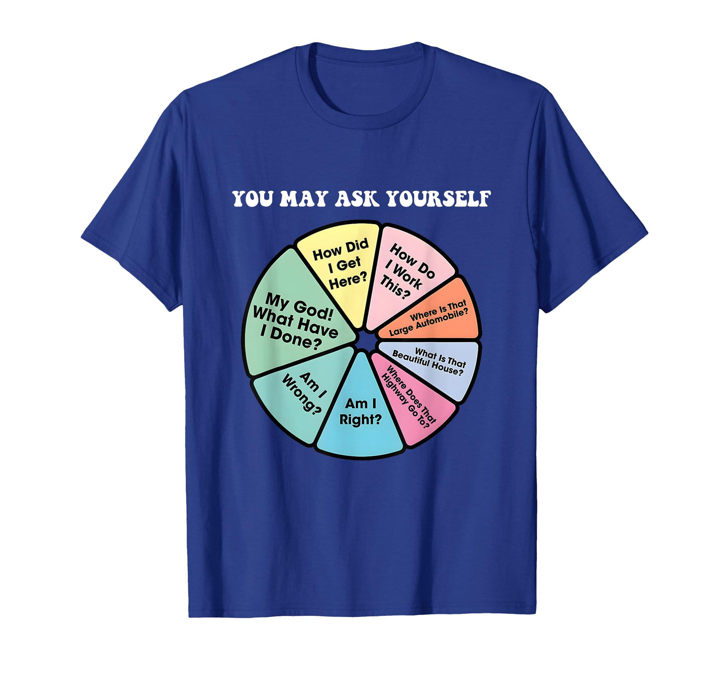 You May Ask Yourself:How Did I Get Here? How Do I Work This? T-Shirt