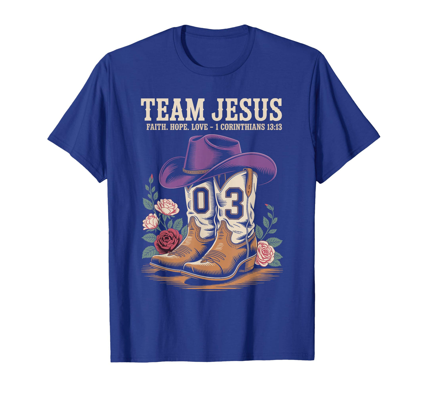 Christian - Team Jesus 03 Faith Hope Love T-Shirt