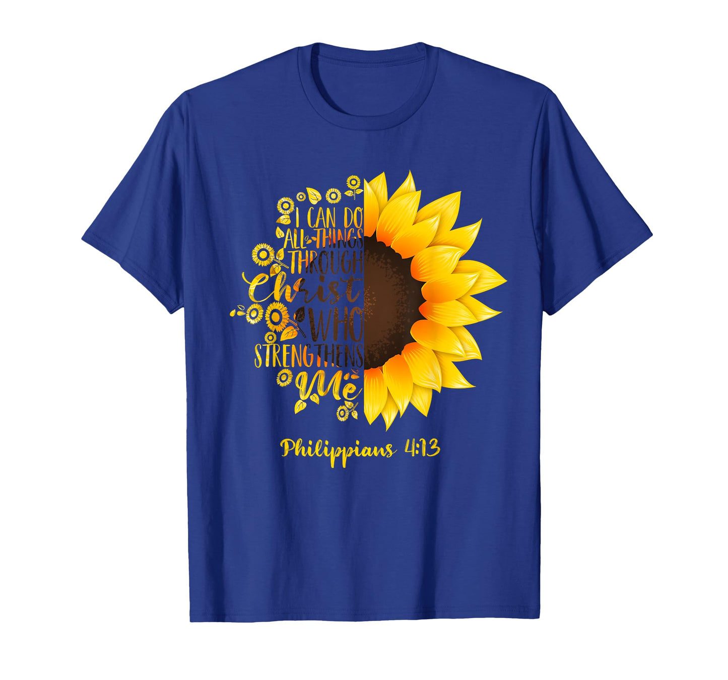 Cute Christian Sunflower Gift | Best Religious Women Moms T-Shirt