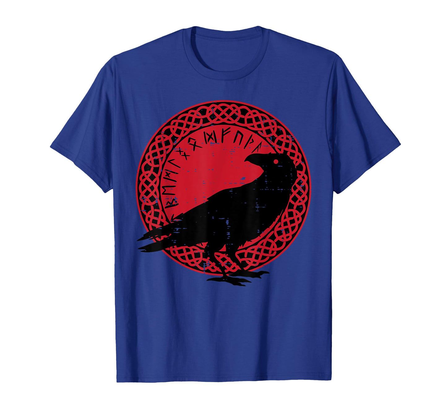 Viking Raven Celtic Circle Norse Mythology Men Women Kids T-Shirt