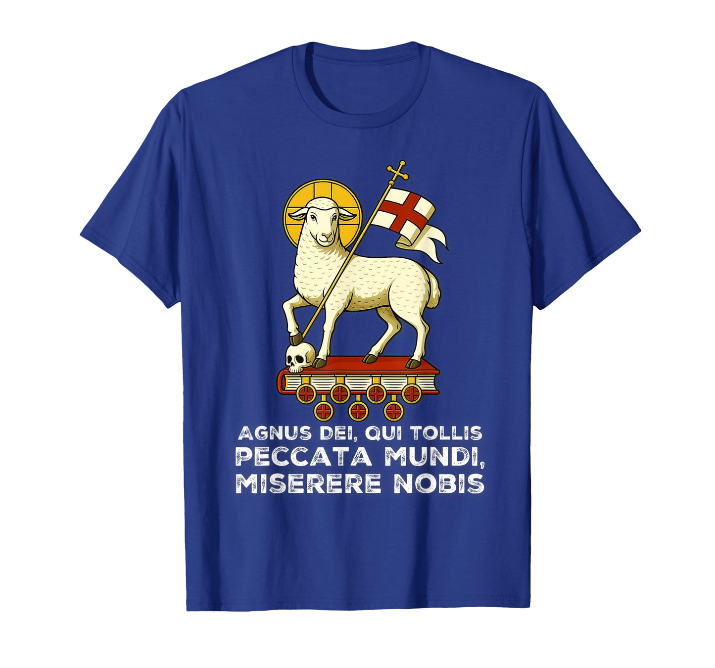 Agnus Dei Sanctus Traditional Latin Mass Catholic T-Shirt