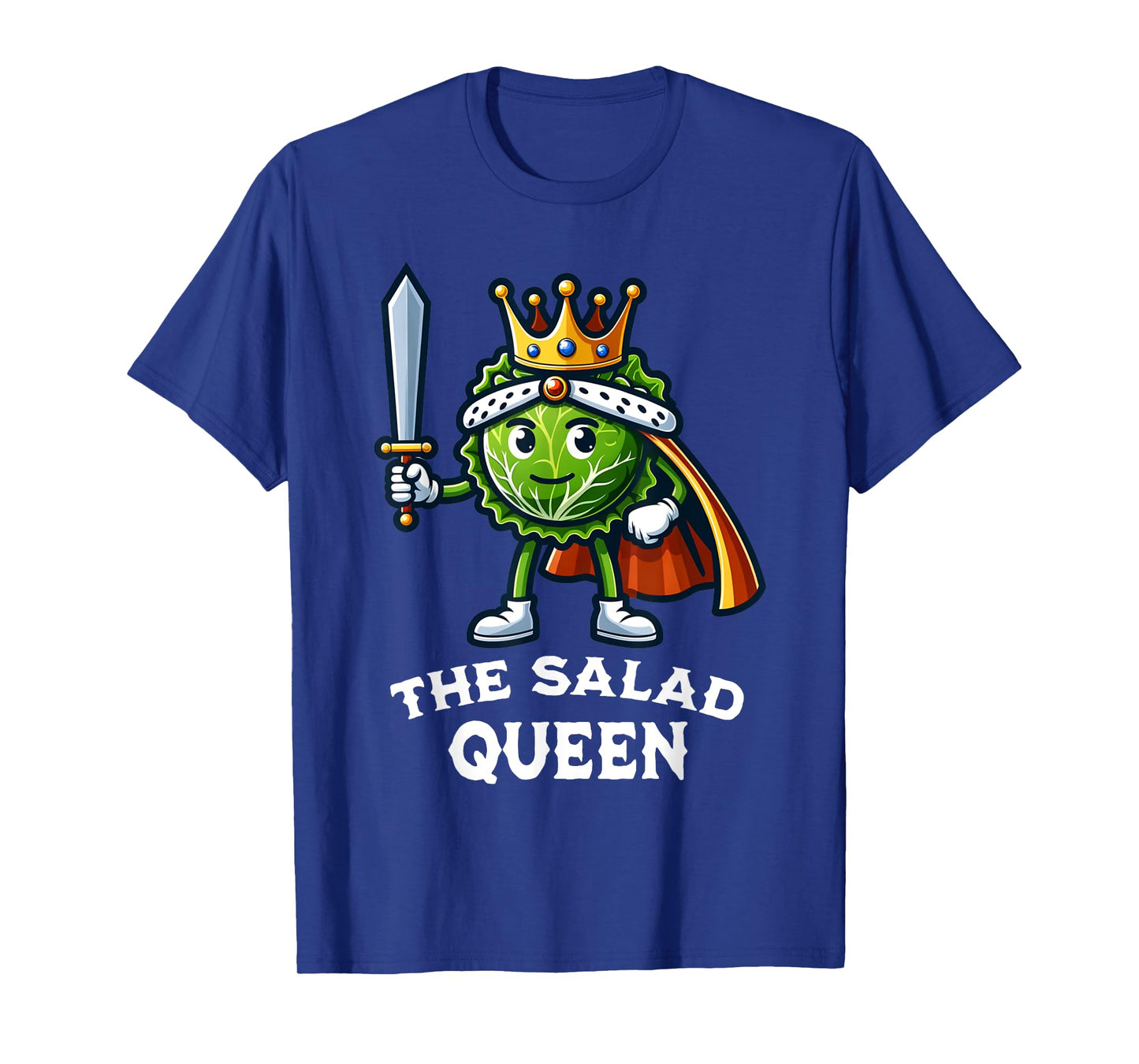 The Salad Queen Funny Salad Lover Lettuce Healthy Eating T-Shirt