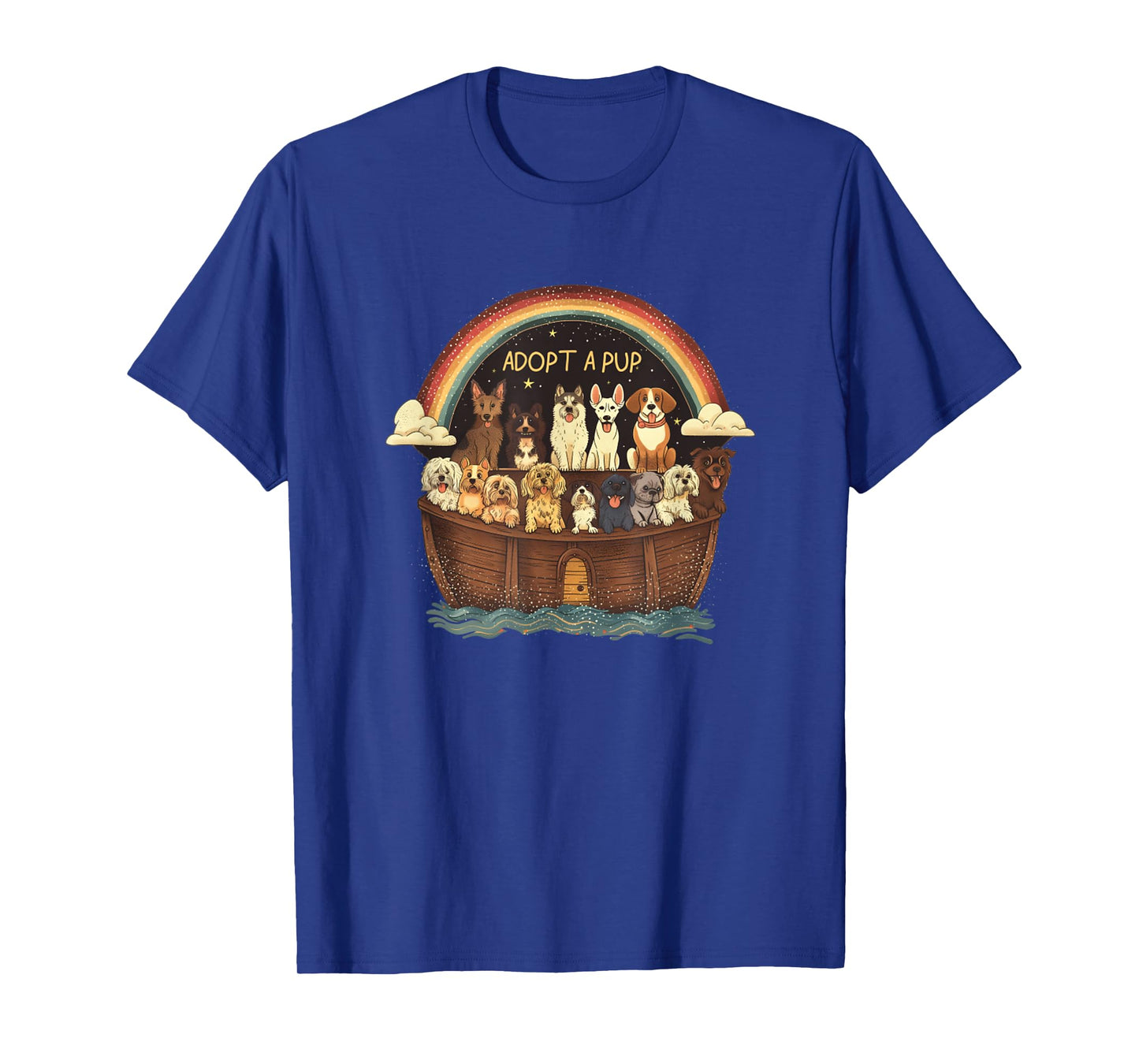 Noah's Ark Dogs Breeds Religious Christian Dog Lover Bible Men Women T-Shirt