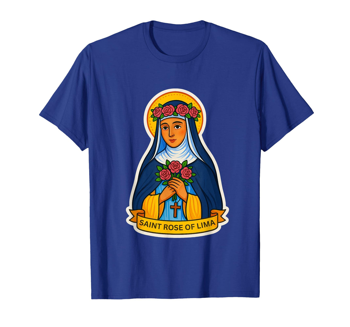 St Rose of Lima Catholic Confirmation Saint Patron of Peru T-Shirt