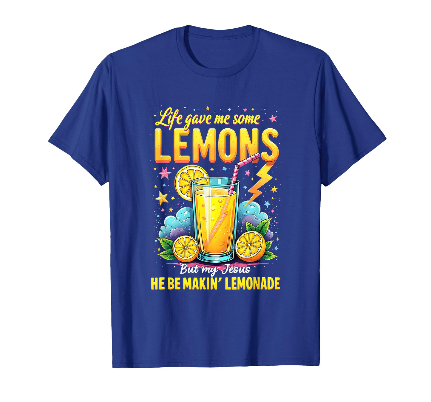 Jesus Making Lemonade Bible Life Gave Me Some Lemons T-Shirt