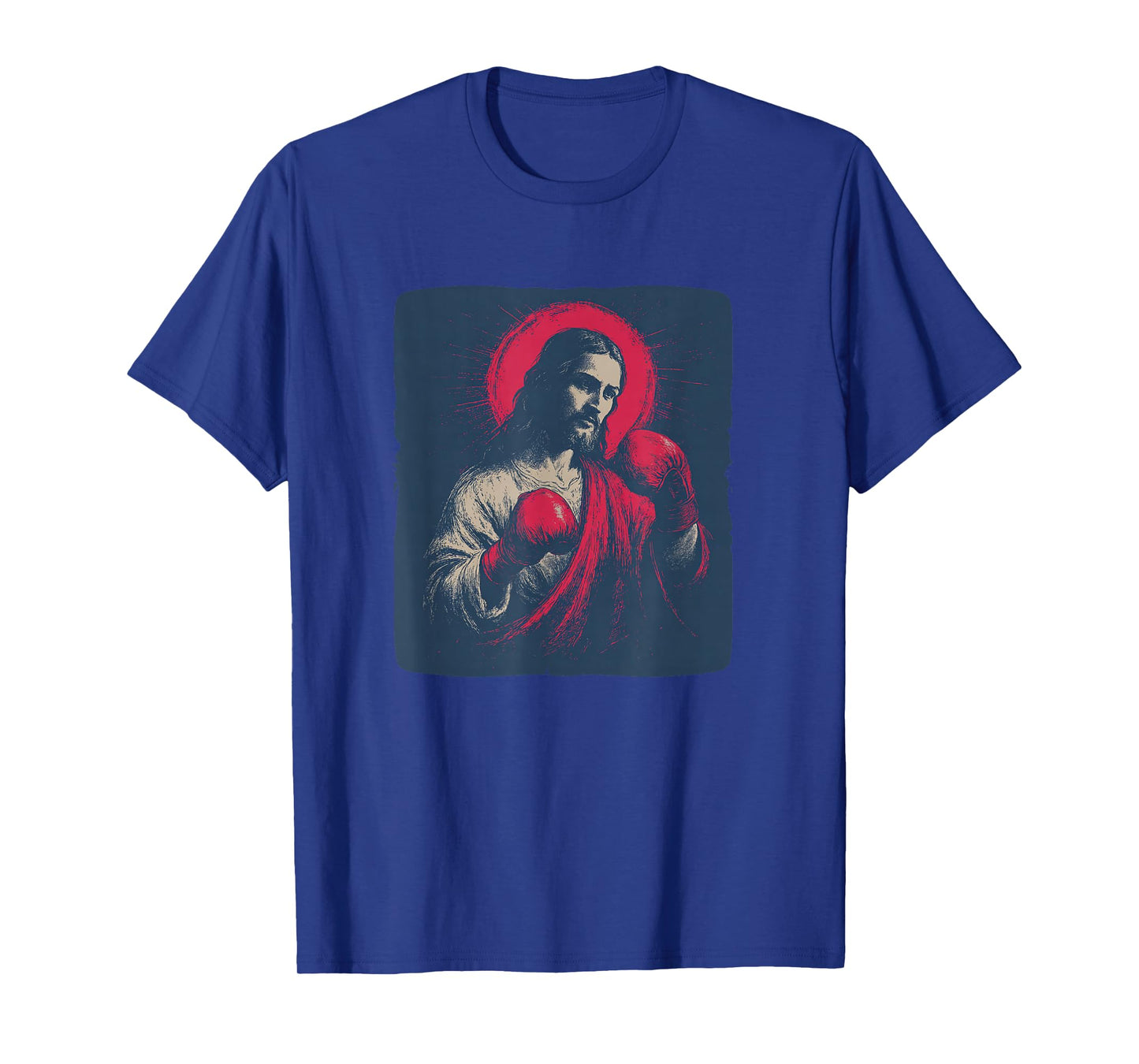 Holy Boxing Gloves for Box Ring and Jesus Christ T-Shirt