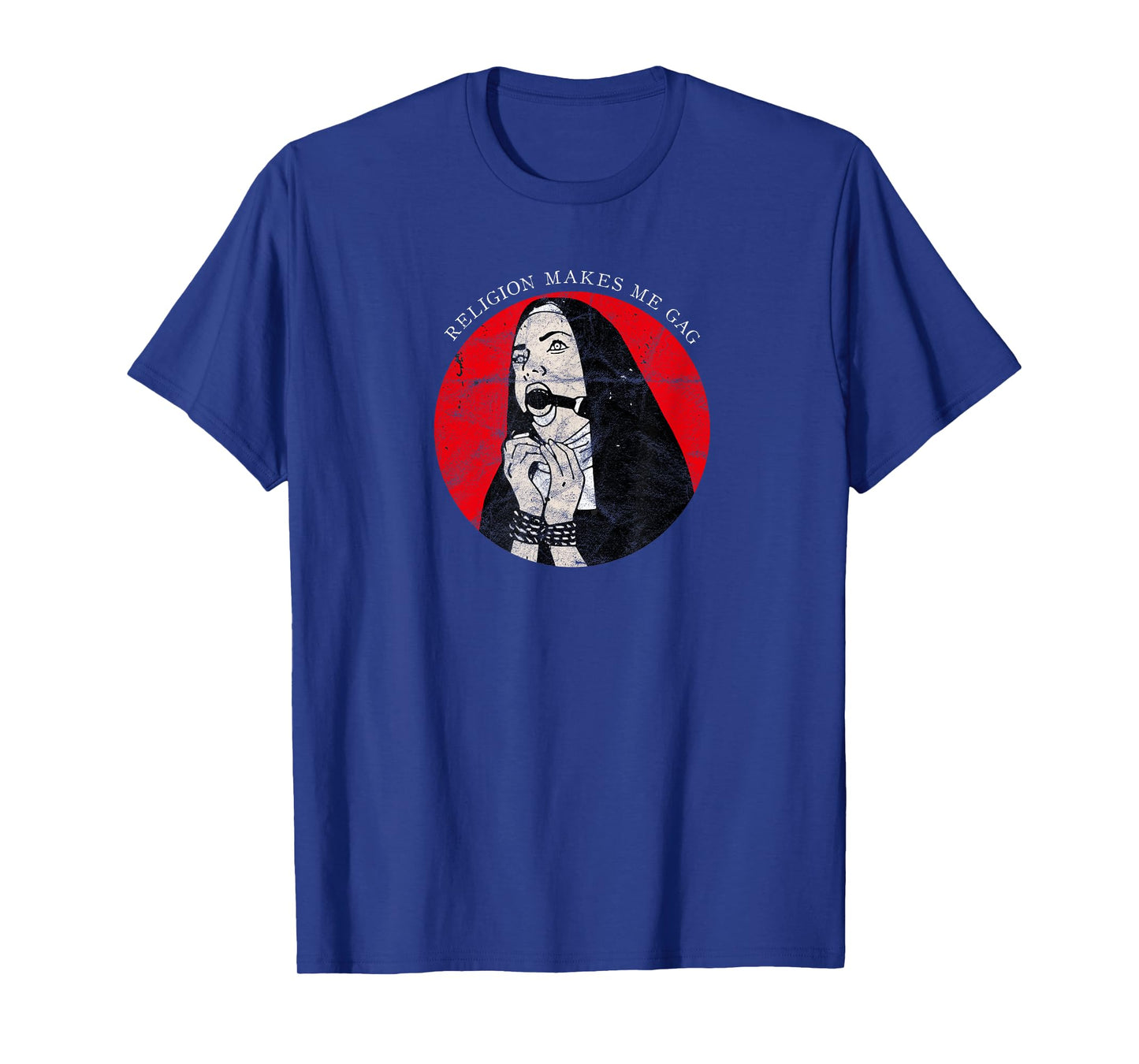 Occult Gothic Grunge Antichrist Nun Satan Devil Black Witch T-Shirt