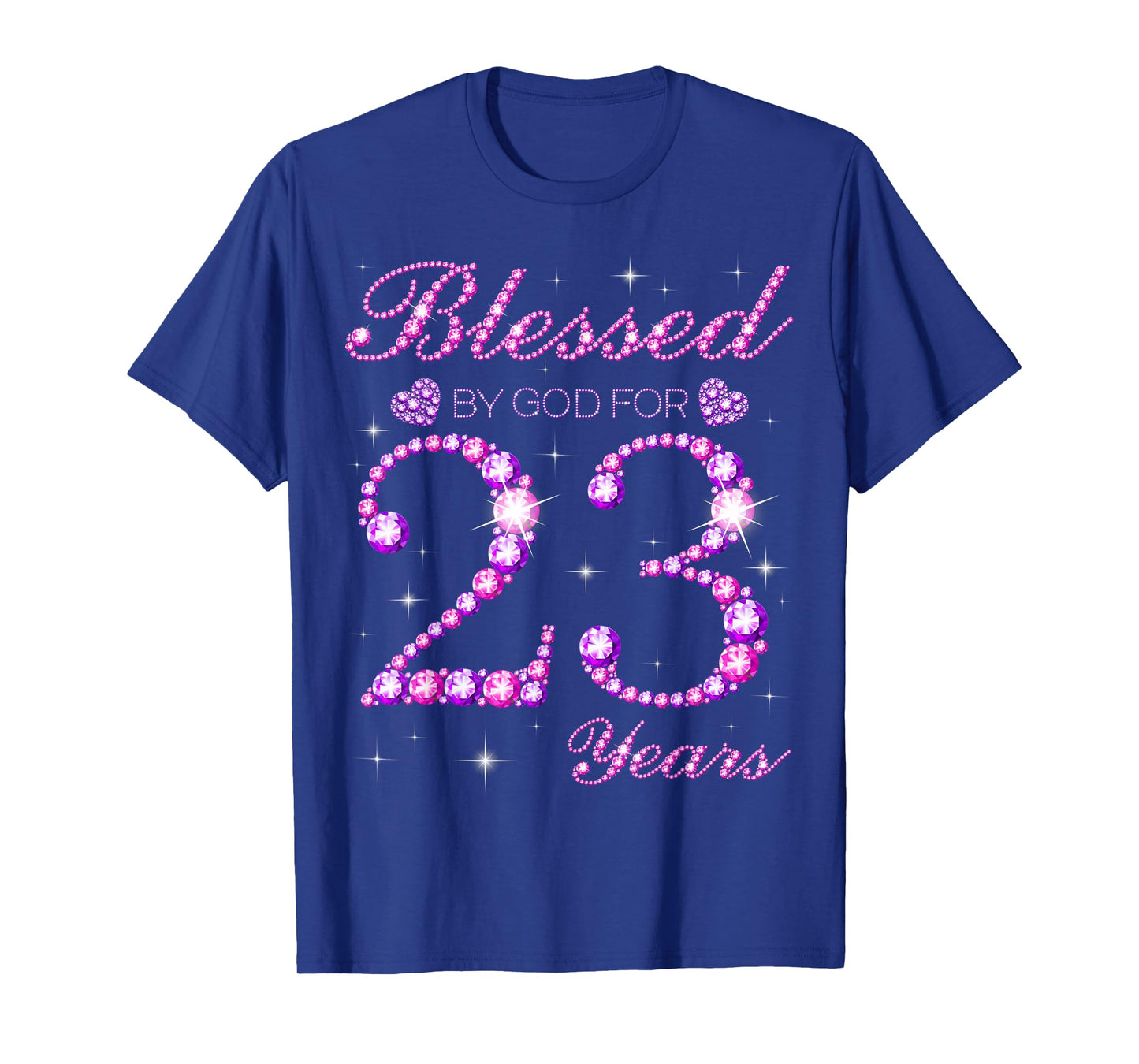 Blessed by God for 23 Years Old 23rd Birthday Party T-Shirt
