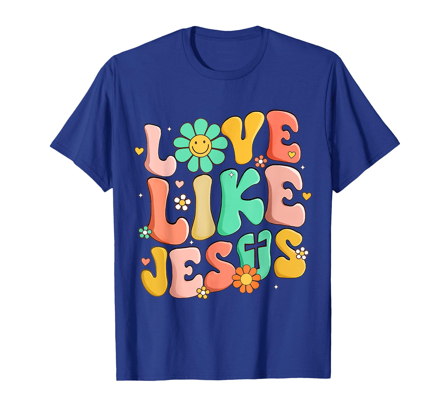 Retro Love Like Jesus Christian Religious God Lovers Gift T-Shirt