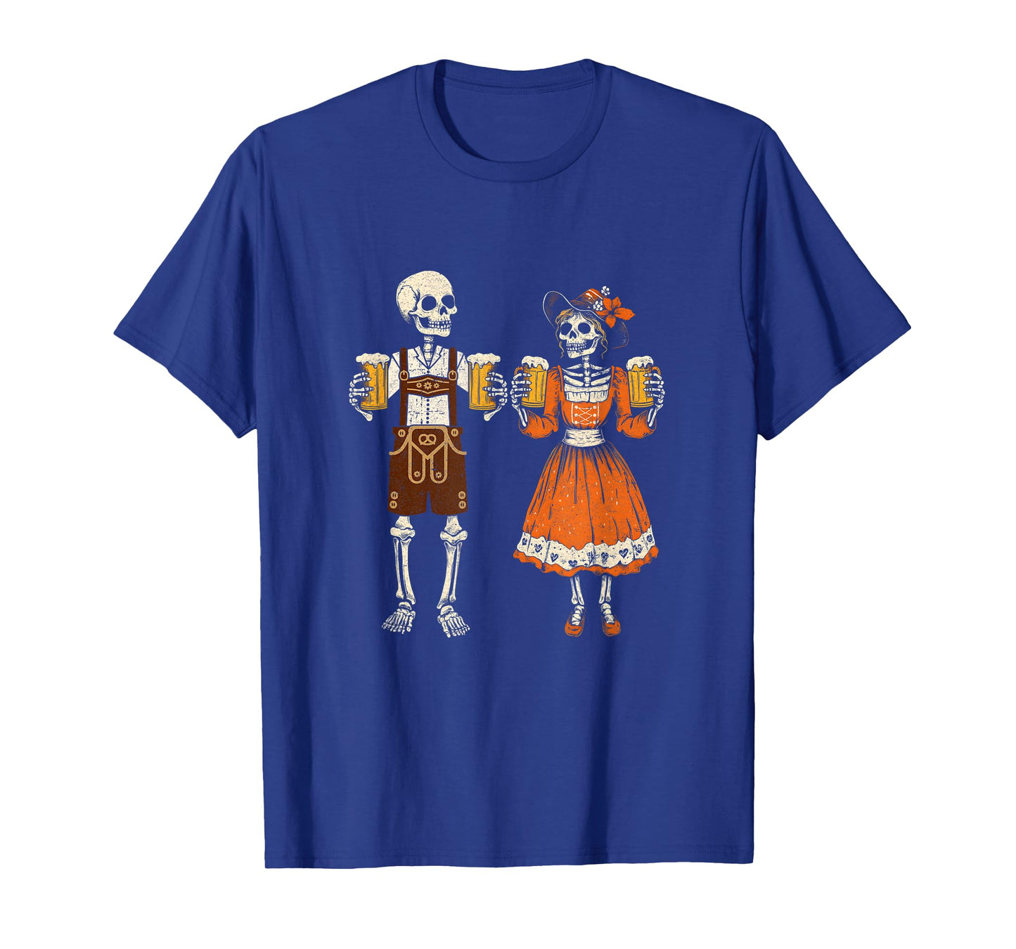 Oktoberfest Beer German Funny Couple Lederhosen Costume T-Shirt
