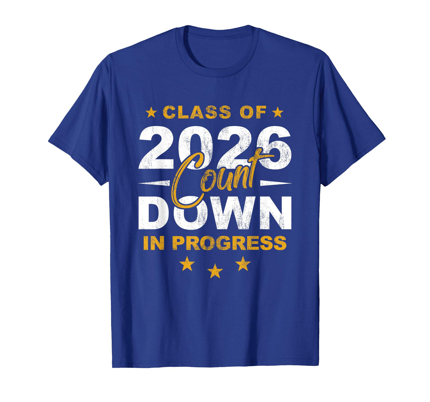 Class Of 2026 Count Down Graduating Fun First Day Junior T-Shirt