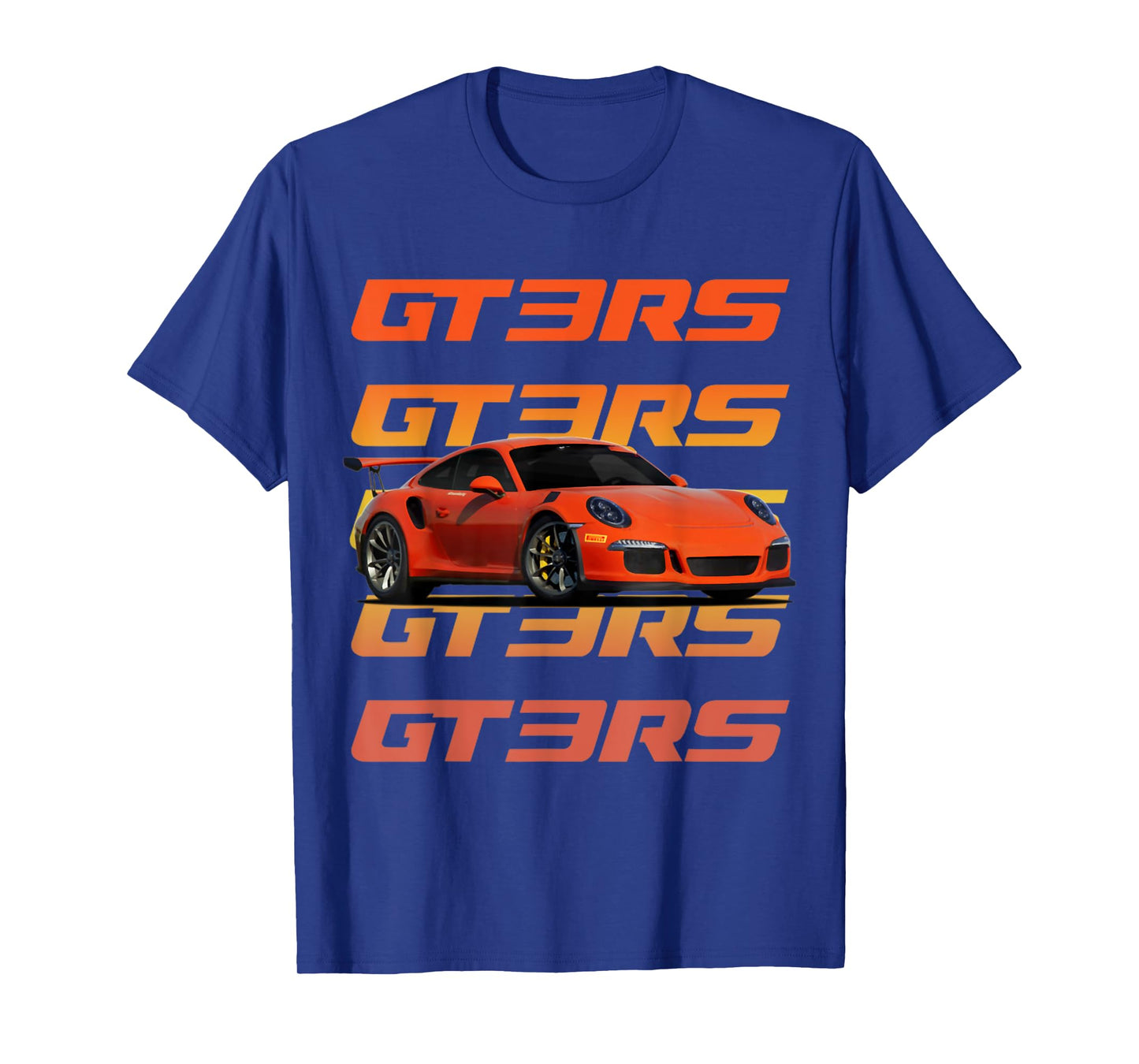 CLICK FOR MORE GT3RS GT3RS T-Shirt, Adult, Unisex, Short Sleeve, Black, Small, Retro, Polyester, Machine Wash, Crew Neck, Classic Fit, Distressed Design, Color-Variant Fabric
