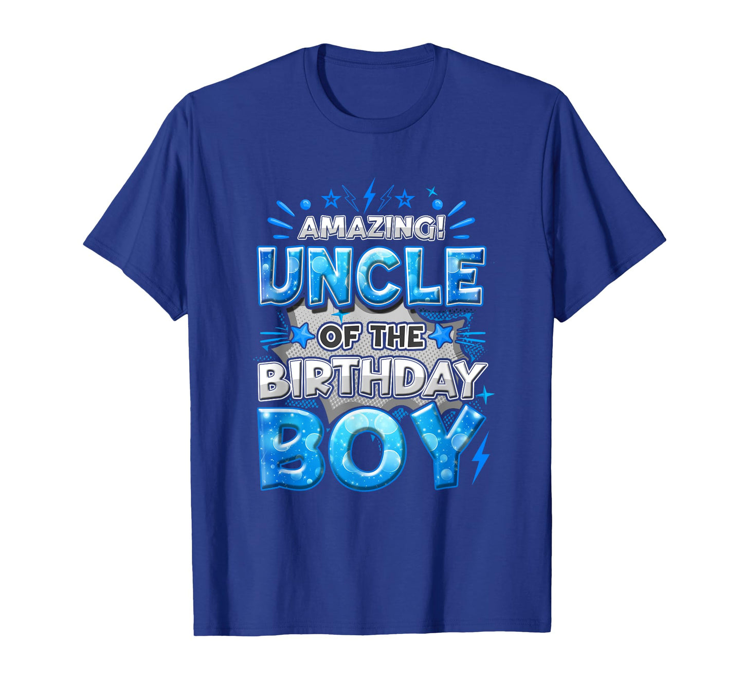 Amazing Uncle Of The Birthday Boy Matching Family Party T-Shirt