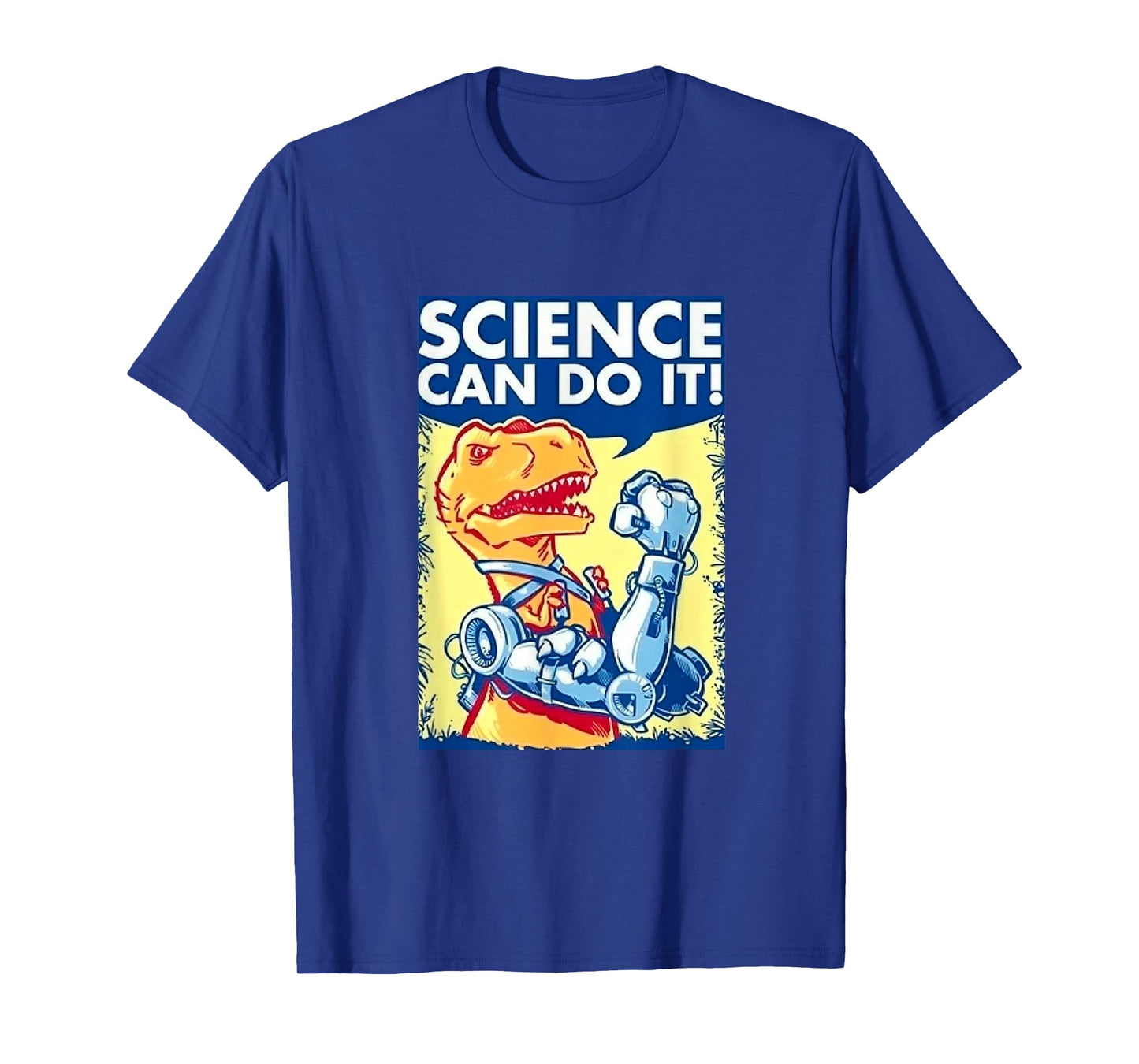 Funny PHYSICS humor ROBOTIC DINOSAUR Teacher Men Girl Boy T-Shirt