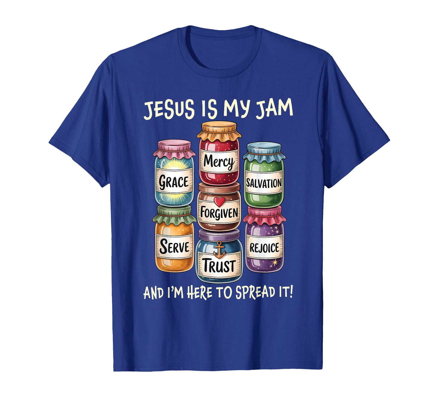 Vintage Jesus is My Jam and Im Here to Spread It Bible Verse T-Shirt