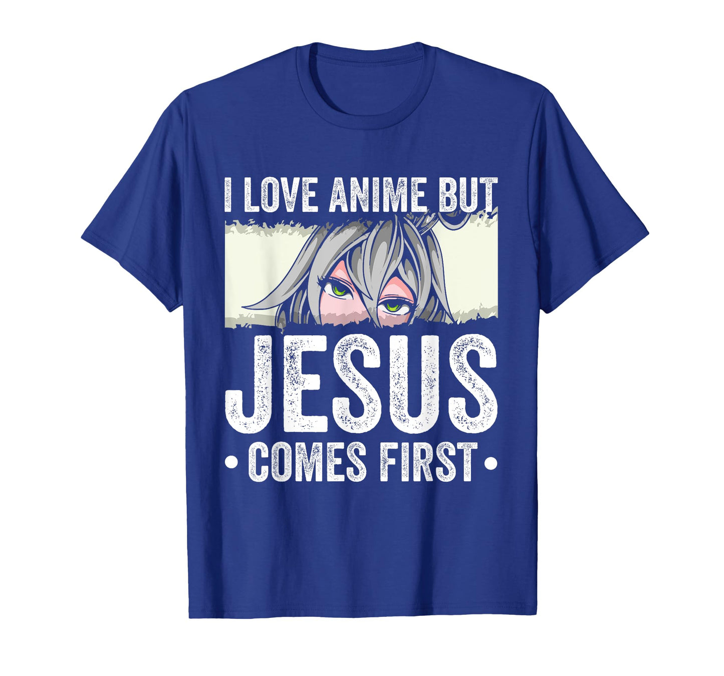 I Love Anime BUT Jesus Comes First Anime Jesus Faith T-Shirt