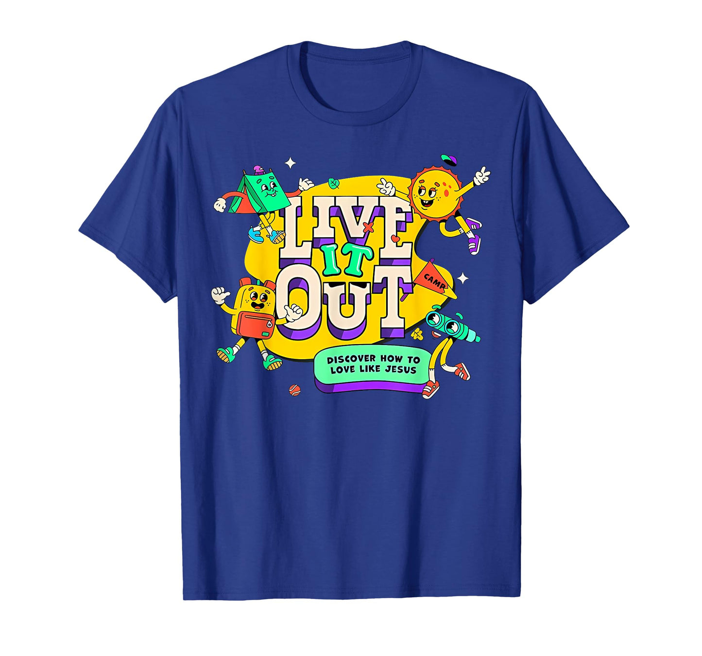 VBS 2025 Live It Out Love Like Jesus Vacation Bible School T-Shirt