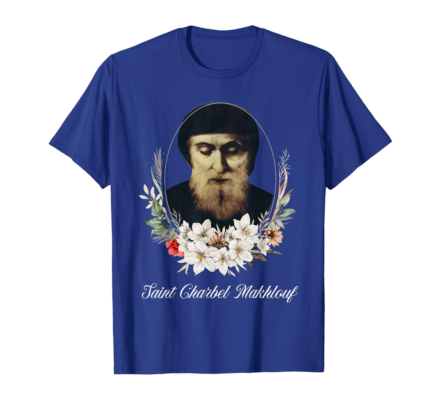 Religious Catholic Saint Charbel Makhlouf Christian Faith T-Shirt