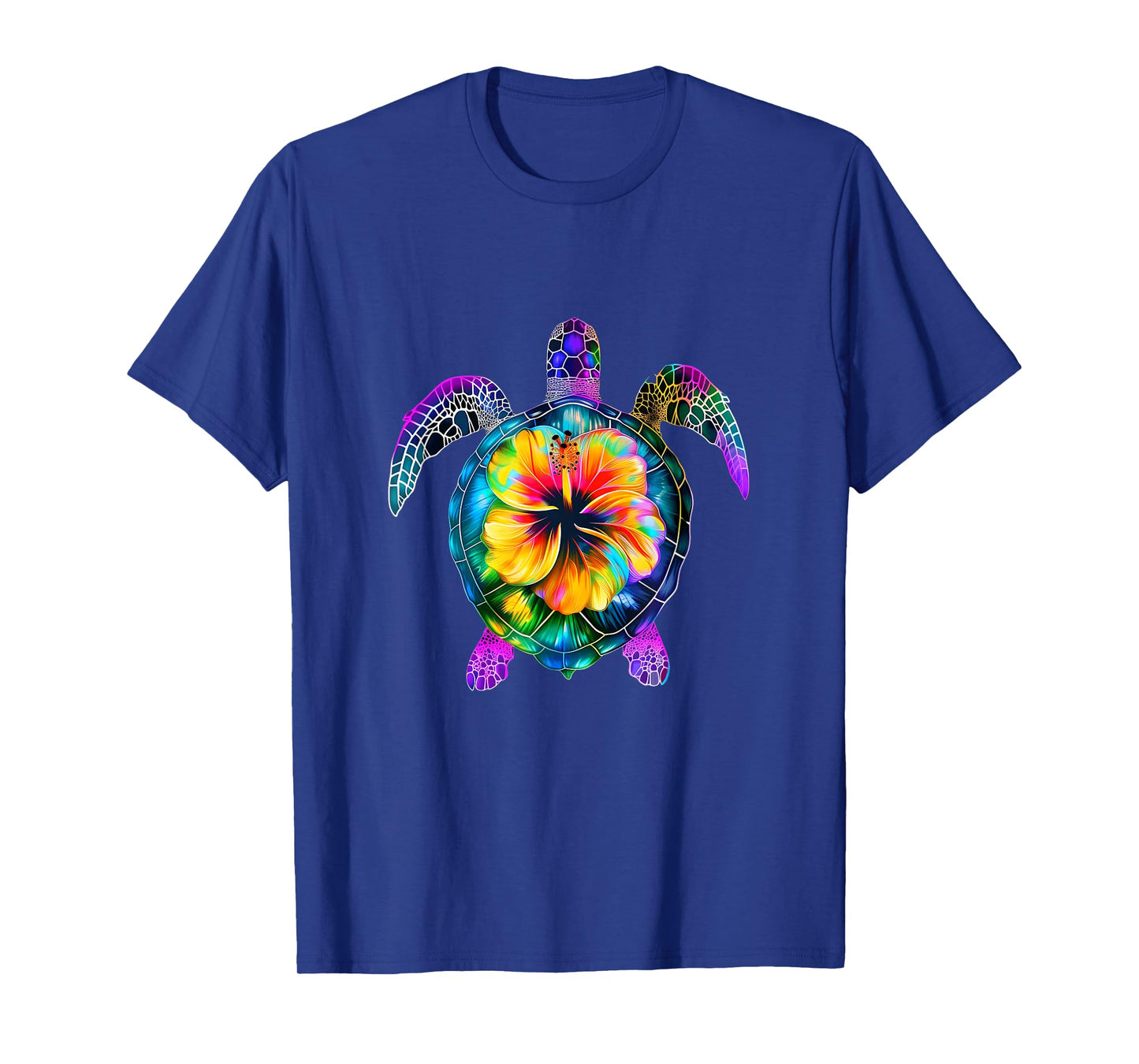 Hawaiian Tie Dye Sea Turtle Cute Hawaii For Men And Women T-Shirt