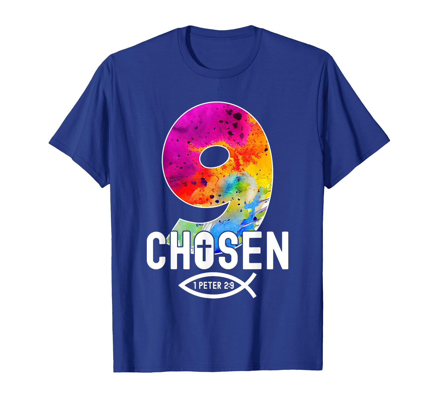 Chosen 9 Religious 9 Years Jesus 9TH Birthday T-Shirt