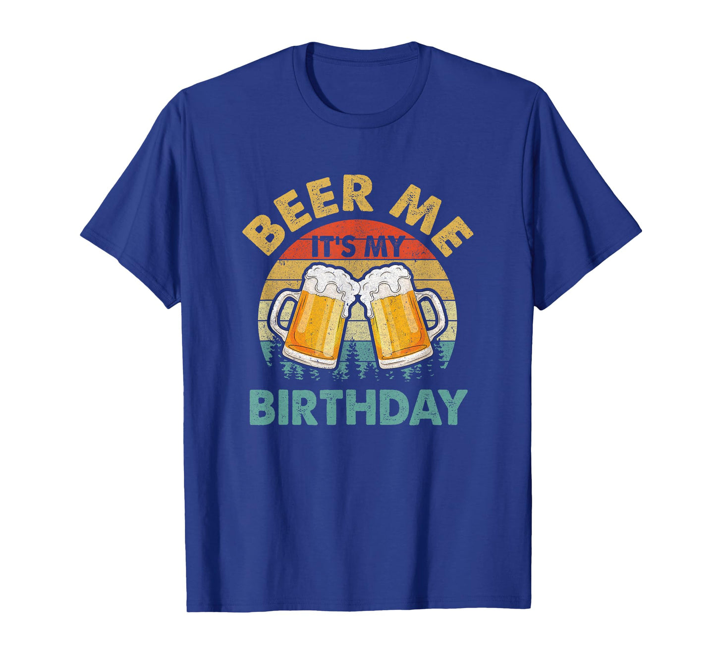 Beer Me It's My Birthday Party Family Matching Group Vintage T-Shirt