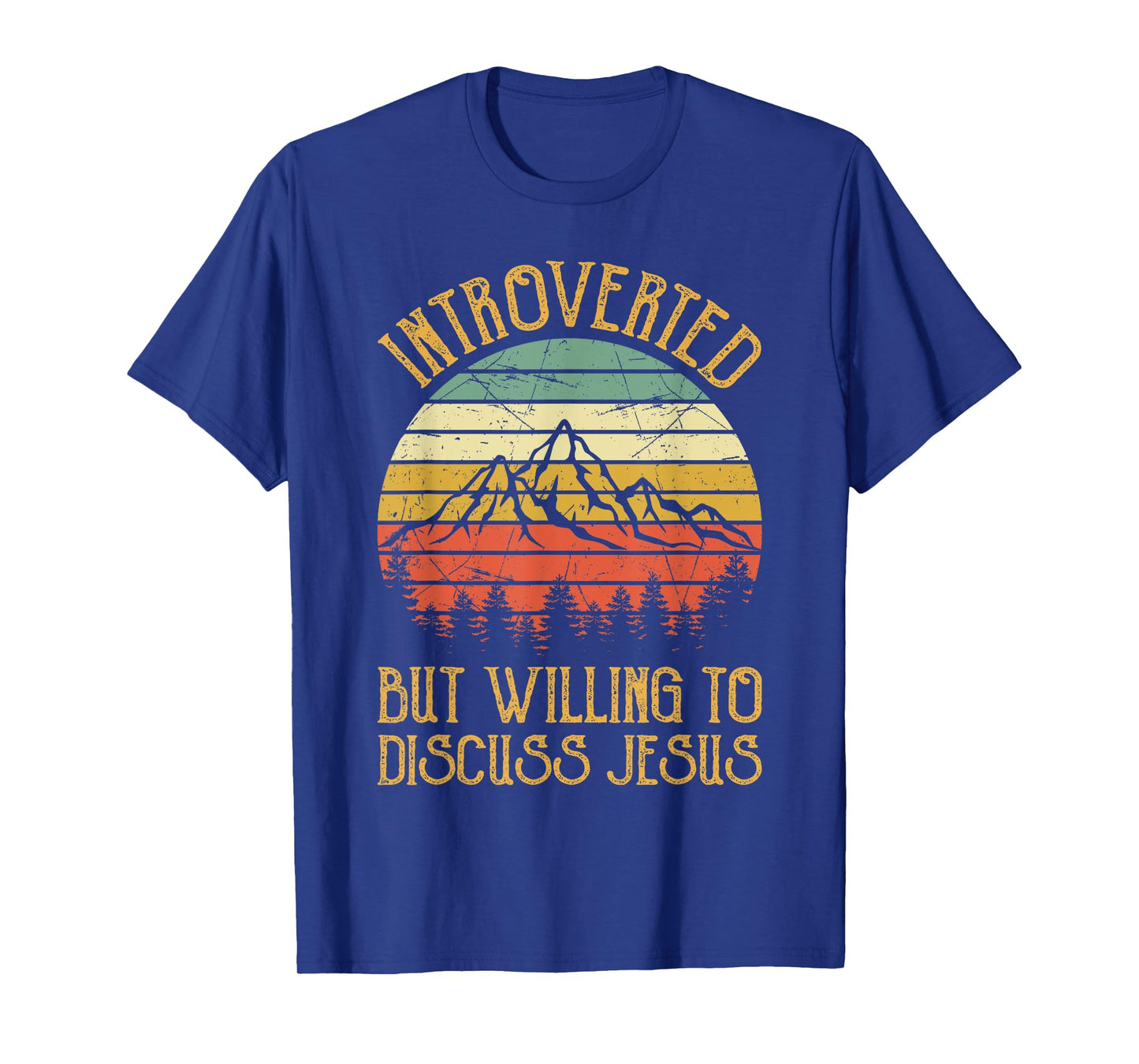 Introverted But Willing To Discuss Jesus Tshirt Christian T-Shirt