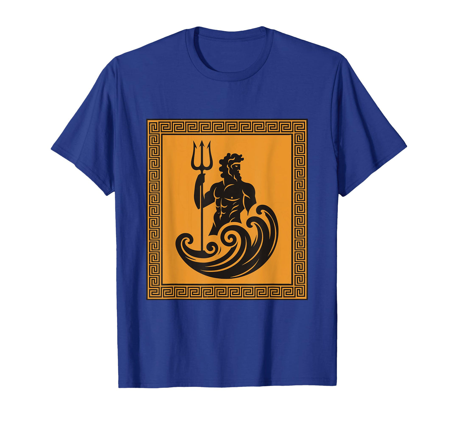 Poseidon God Trident Greek Mythology Ancient Greece Art Myth T-Shirt