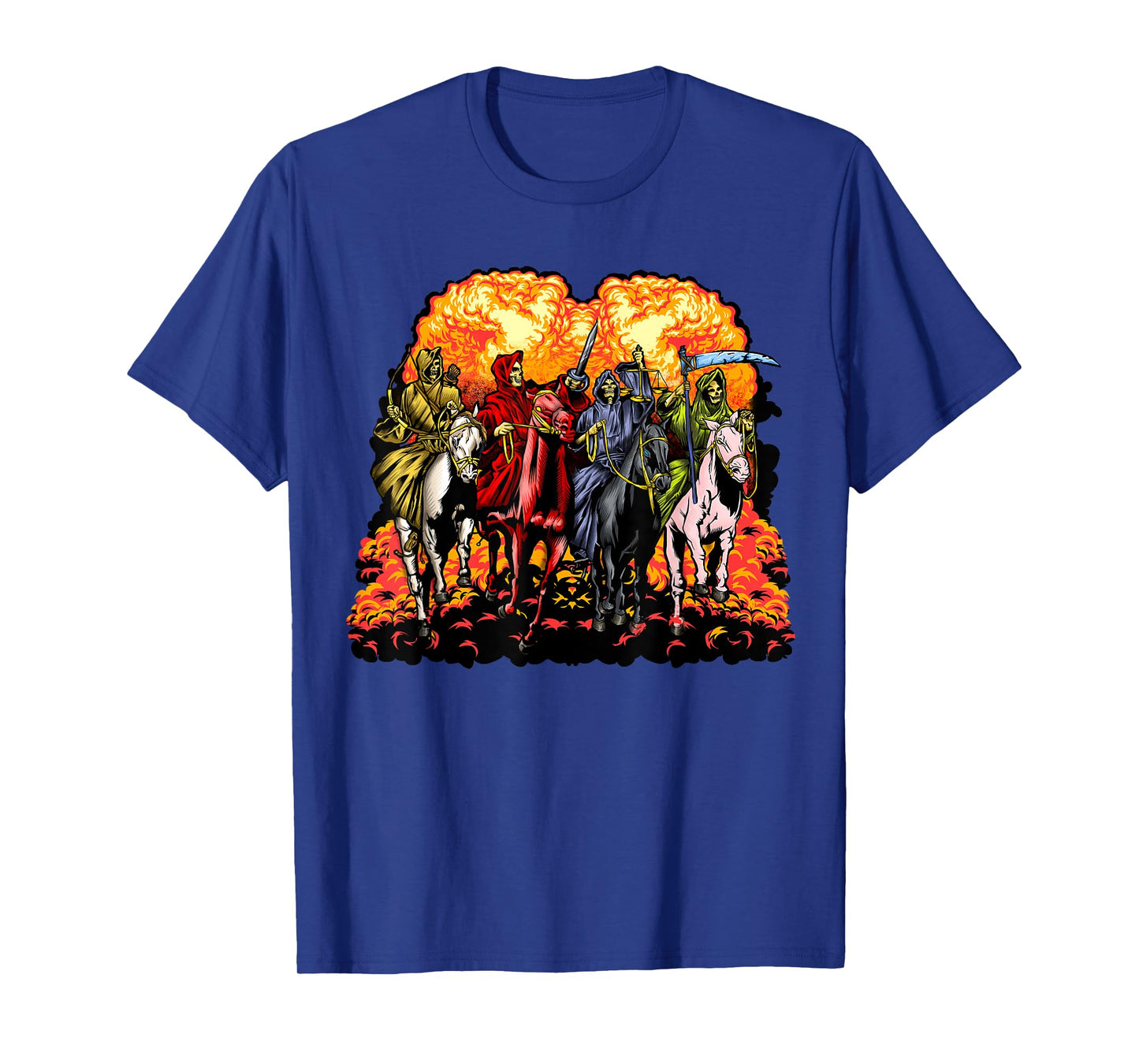 4 Horsemen Of The Apocalypse Revelation 6:1-8 Jesus Gift T-Shirt