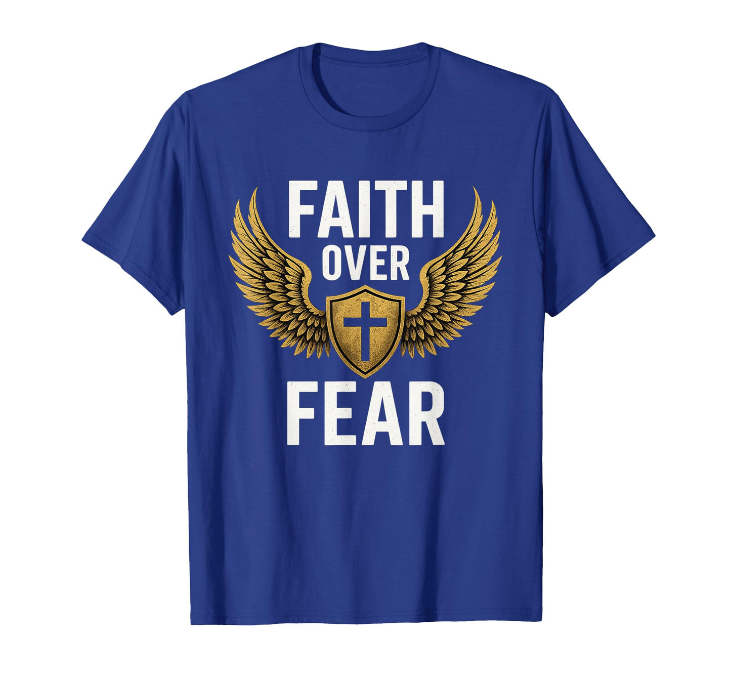 Faith Over Fear Gold T-Shirt