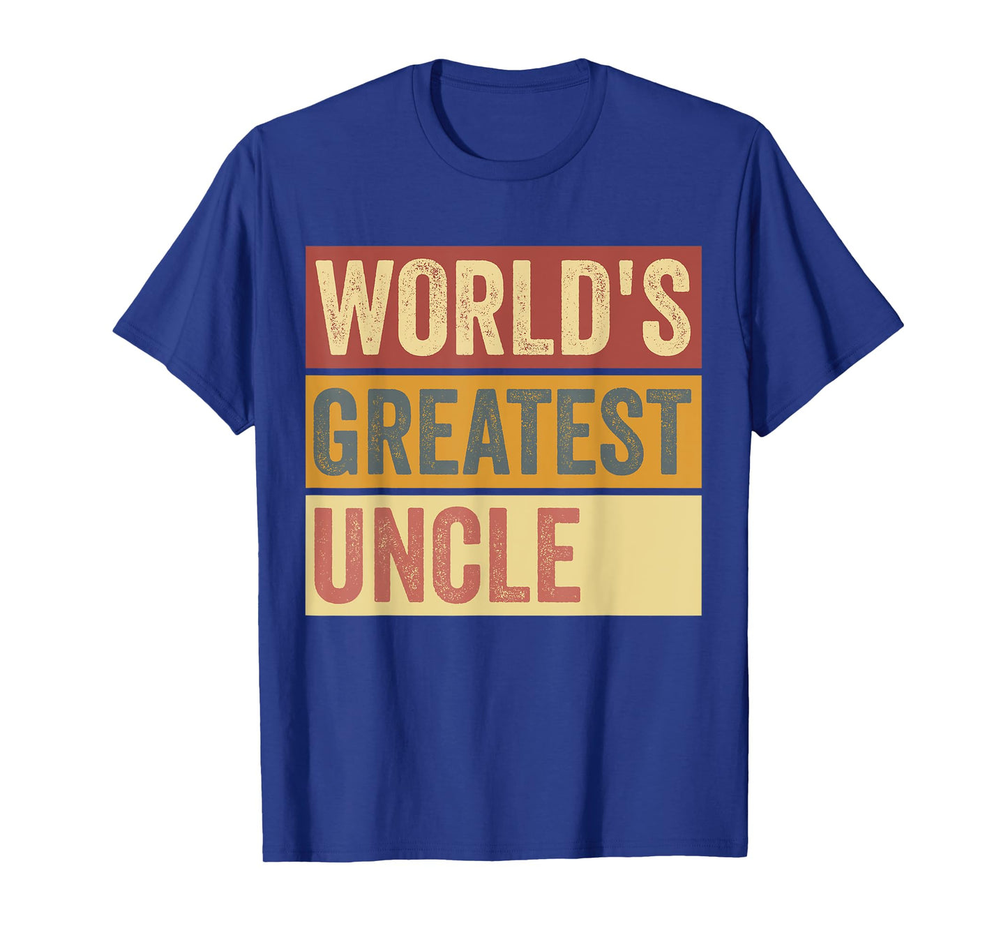 Mens World's Greatest Uncle Gifts Grandpa Father's Day Best Dad T-Shirt