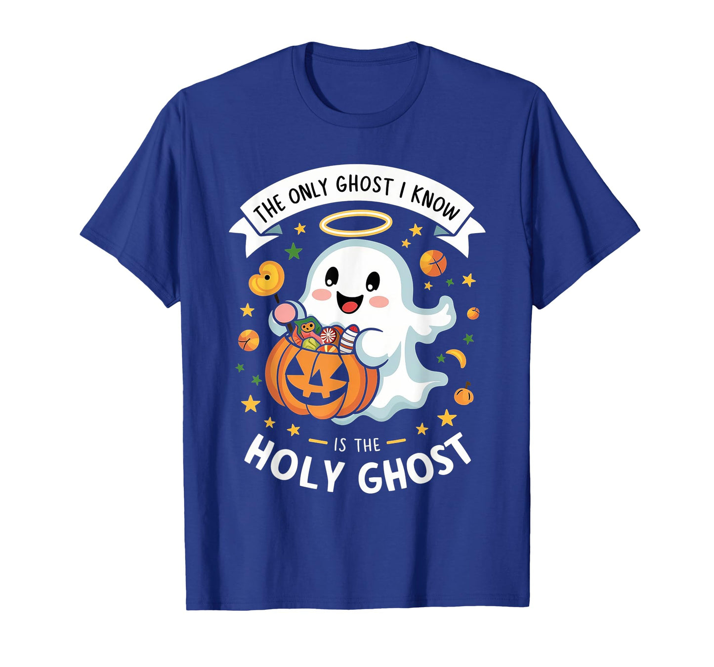 Christian Halloween Kids Only Ghost I Know is the Holy Ghost T-Shirt