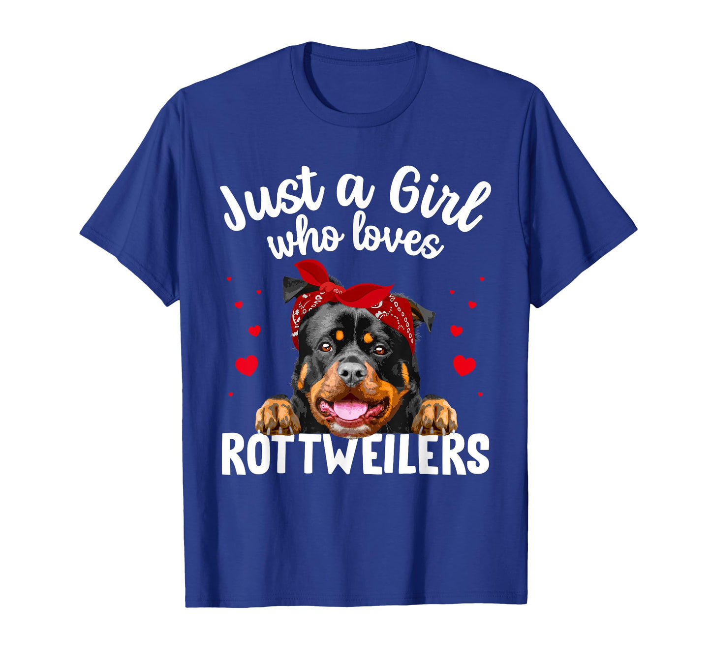 Funny Rottweiler Art For Women Girls Rottie Rottweiler Lover T-Shirt