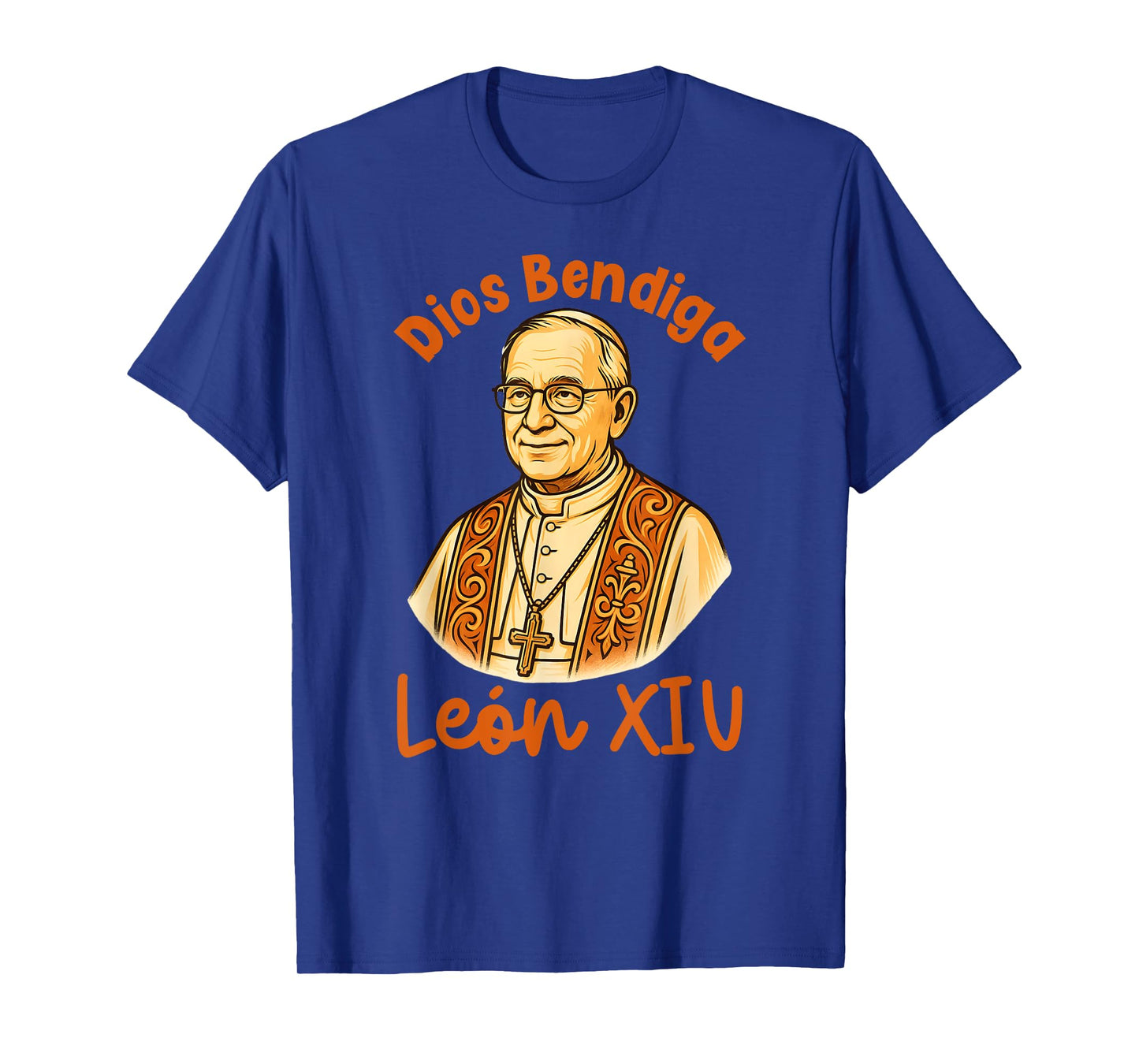 Dios Bendiga Papa Leon XIV in Spanish God Bless Pope Leo XIV T-Shirt