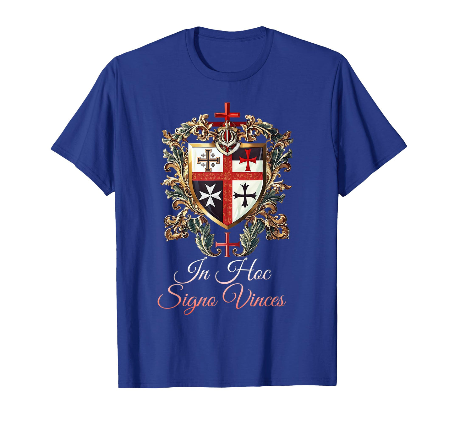 Catholic Knight Templar Crusader Cross Latin T-Shirt