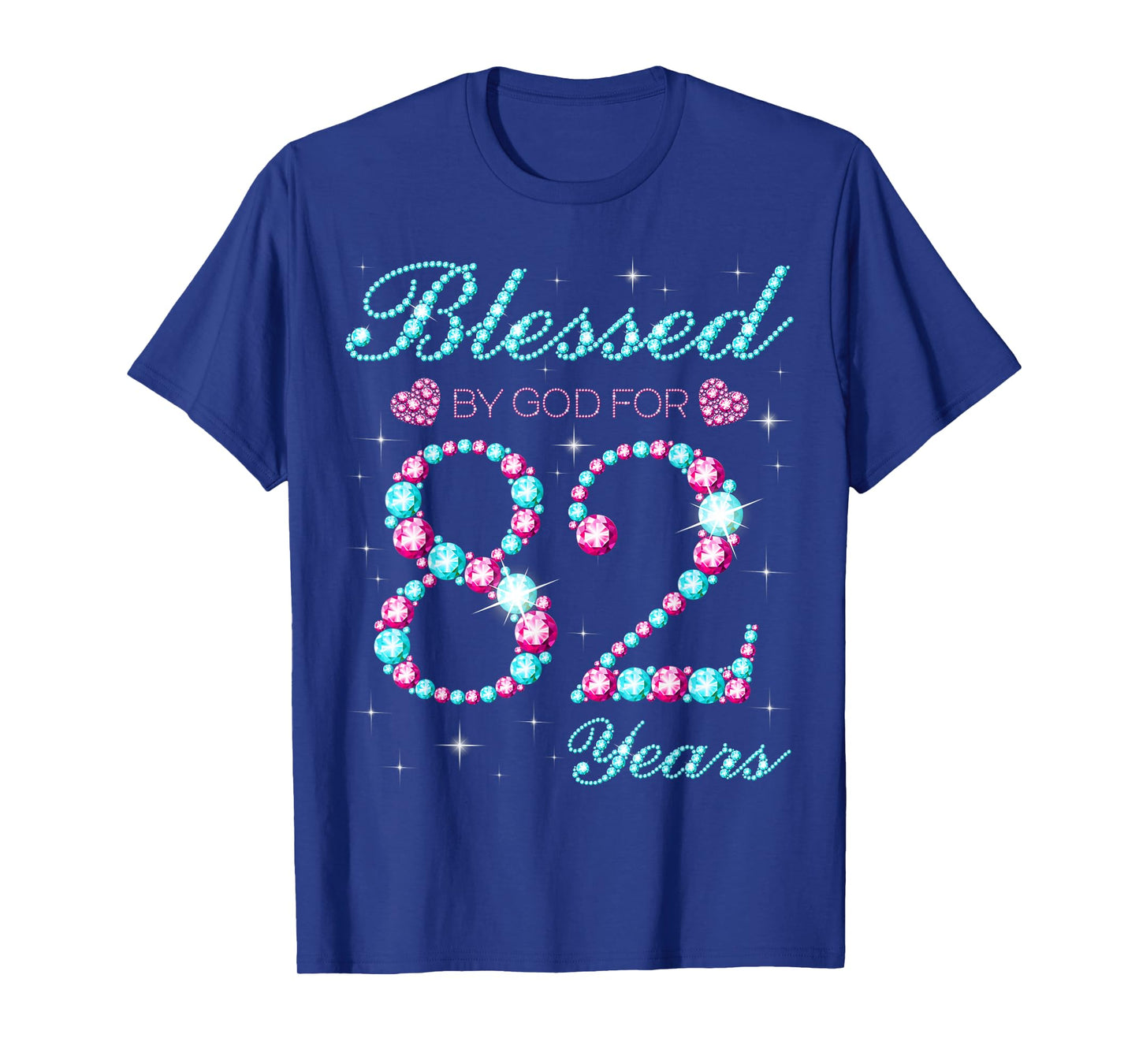 Blessed By God For 82 Years Old 82nd Birthday Party B-day T-Shirt
