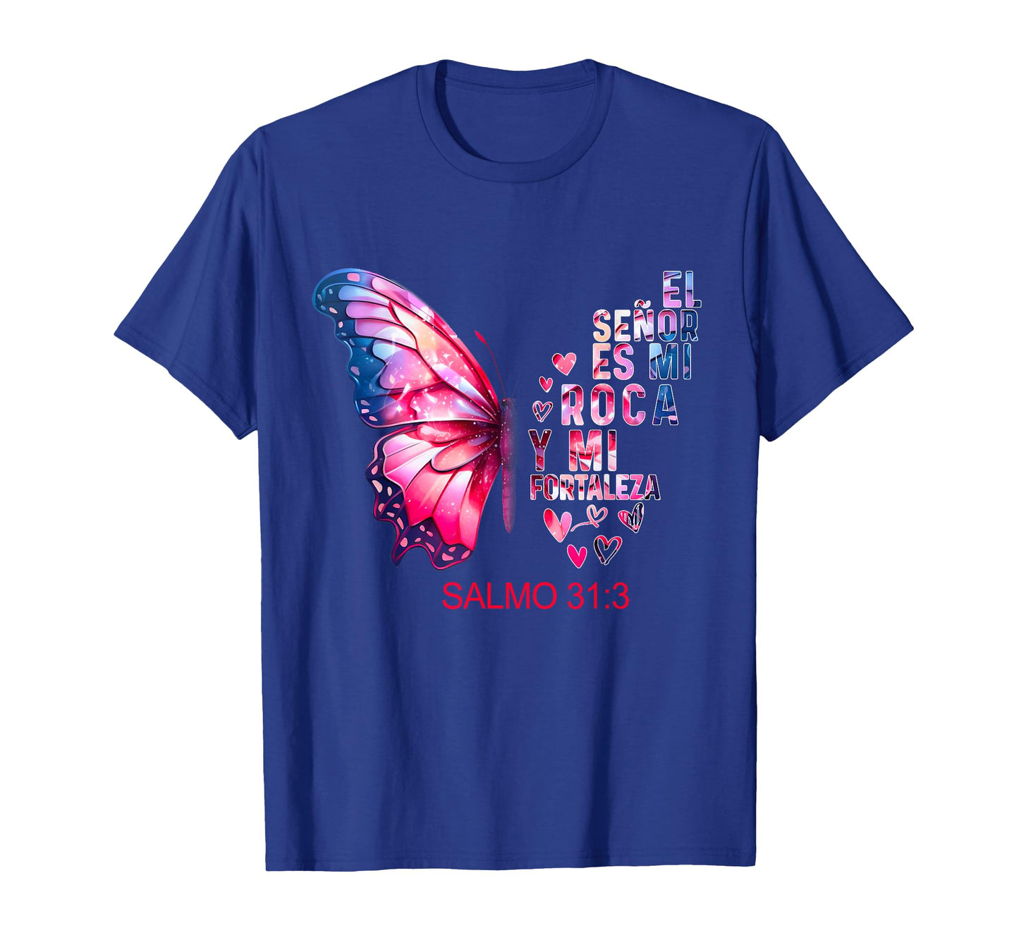 Camiseta Cristiana Para Mujer En Espanol Spanish Salmo 31 T-Shirt