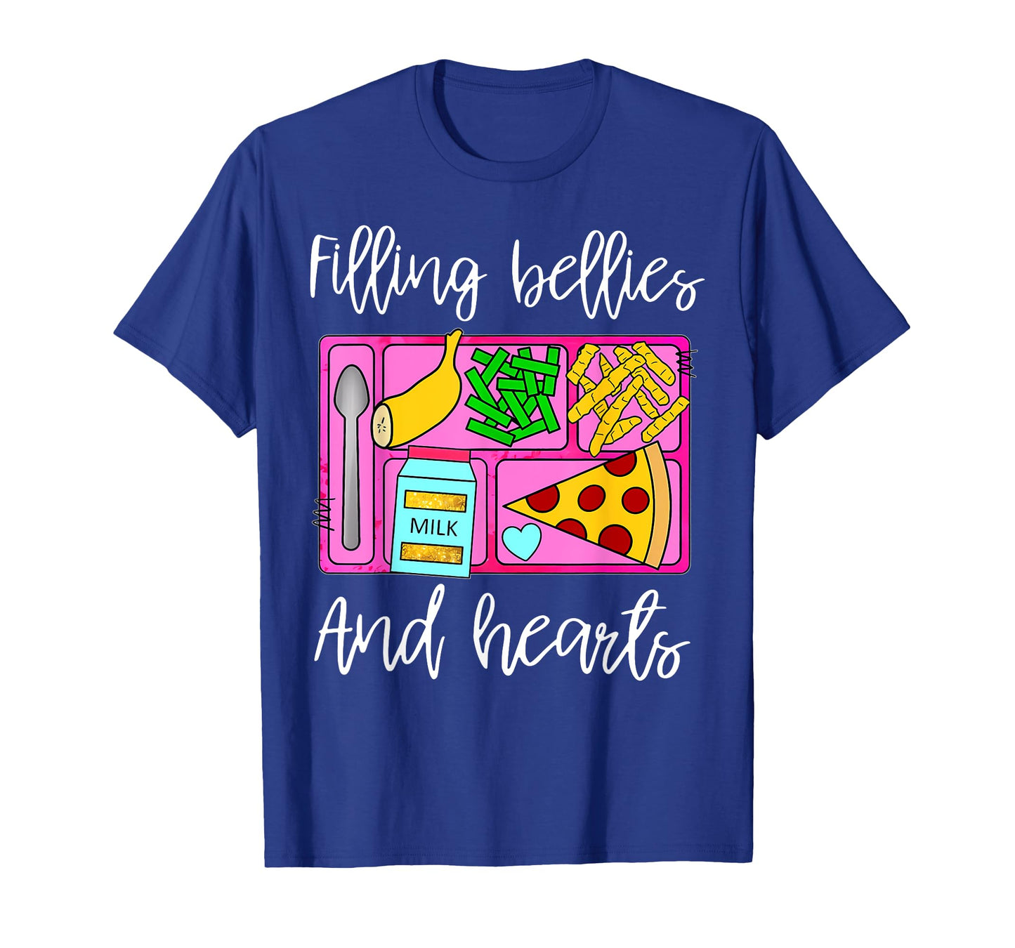 Cafeteria Worker Snacks School Lunch Lady Food Service Crew T-Shirt