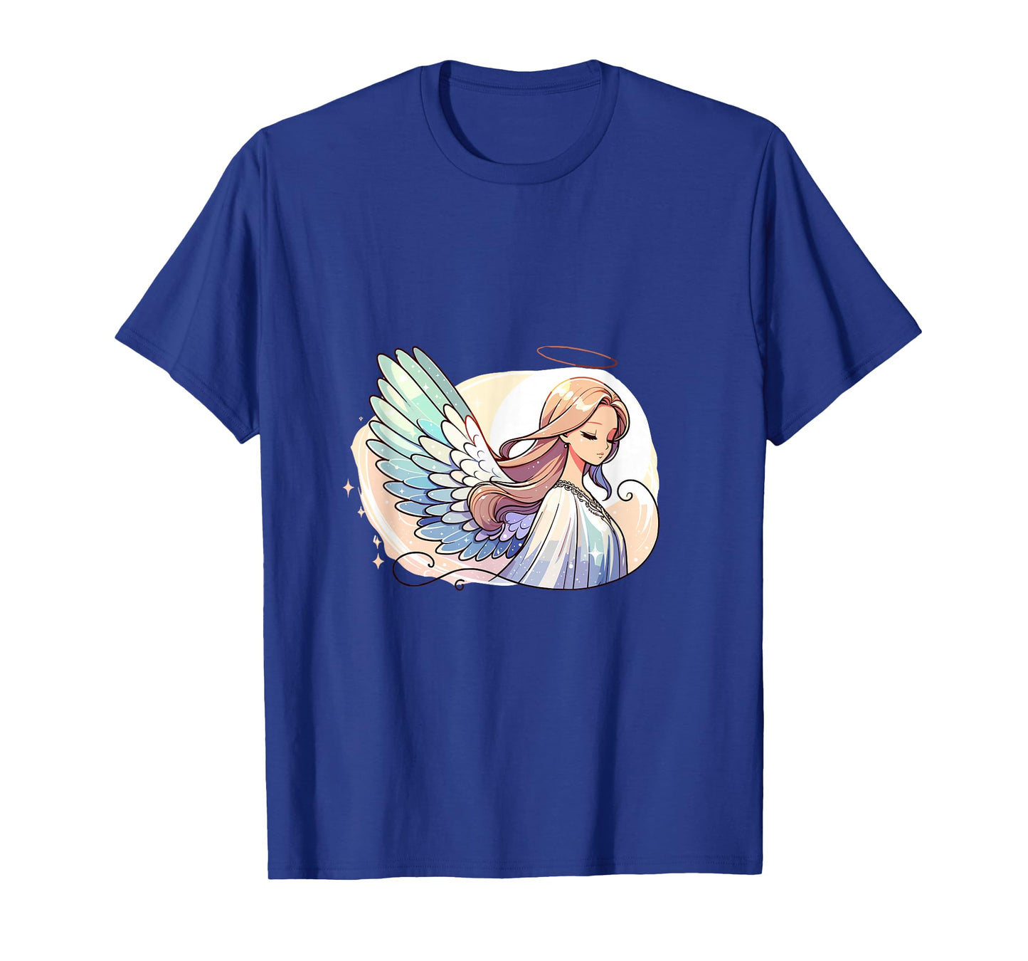 Elegant Angel Pastel Wings Heavenly Spiritual Art T-Shirt
