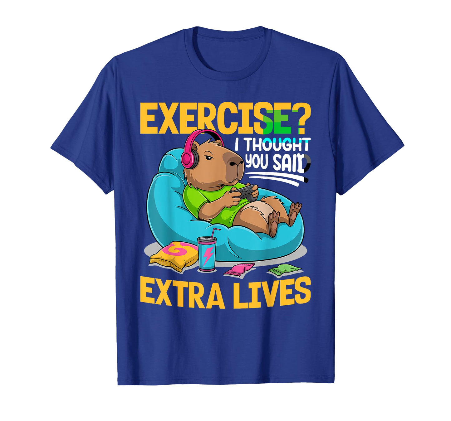 Capybara Gamer Gaming T-Shirt