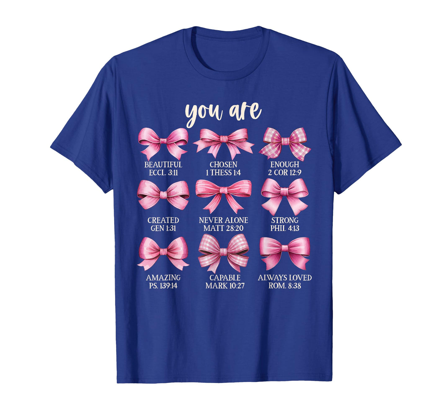 You Are Pink Coquette Christian Religious Jesus Kids Girls T-Shirt