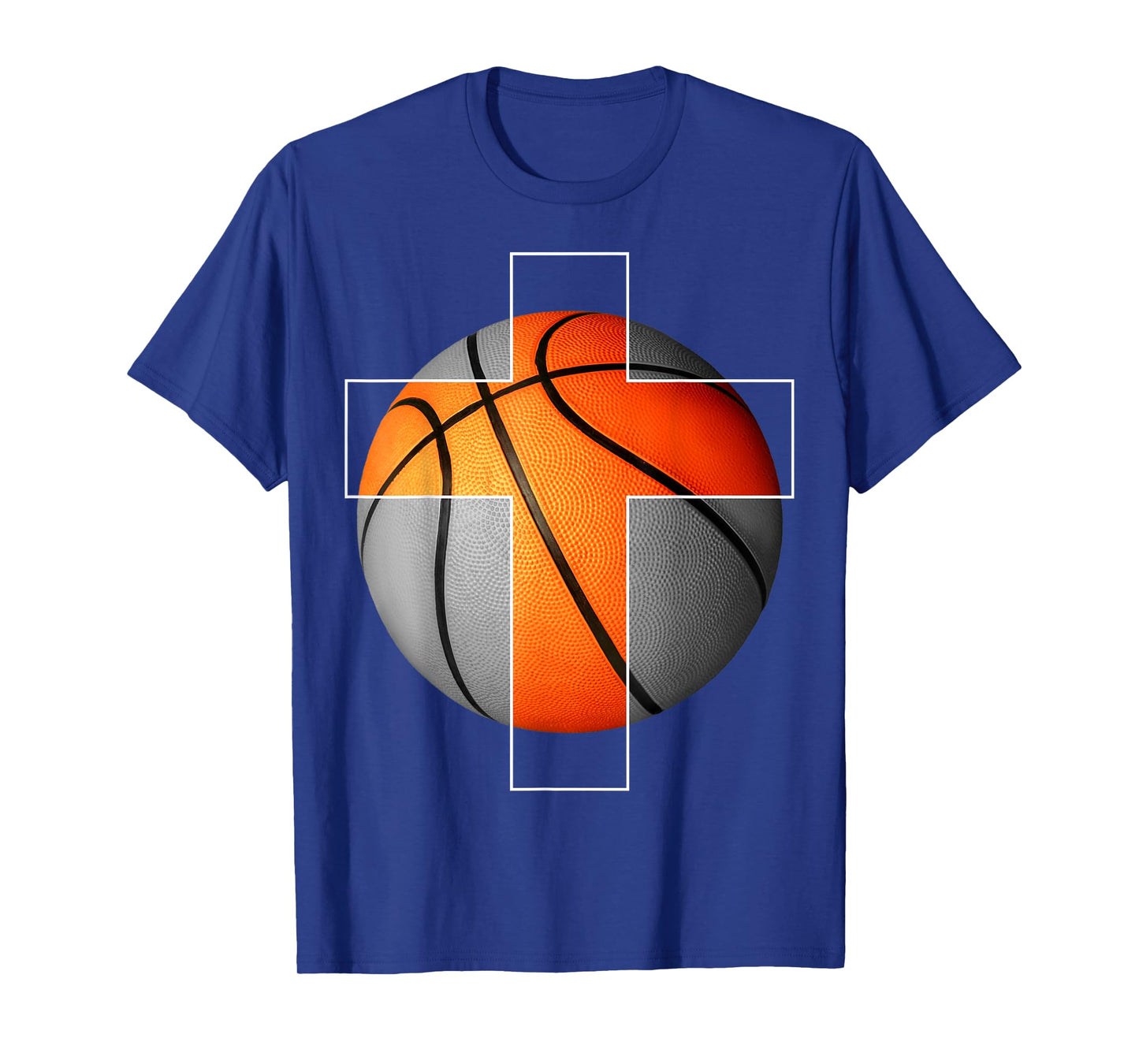 Basketball Christian Cross T-Shirt