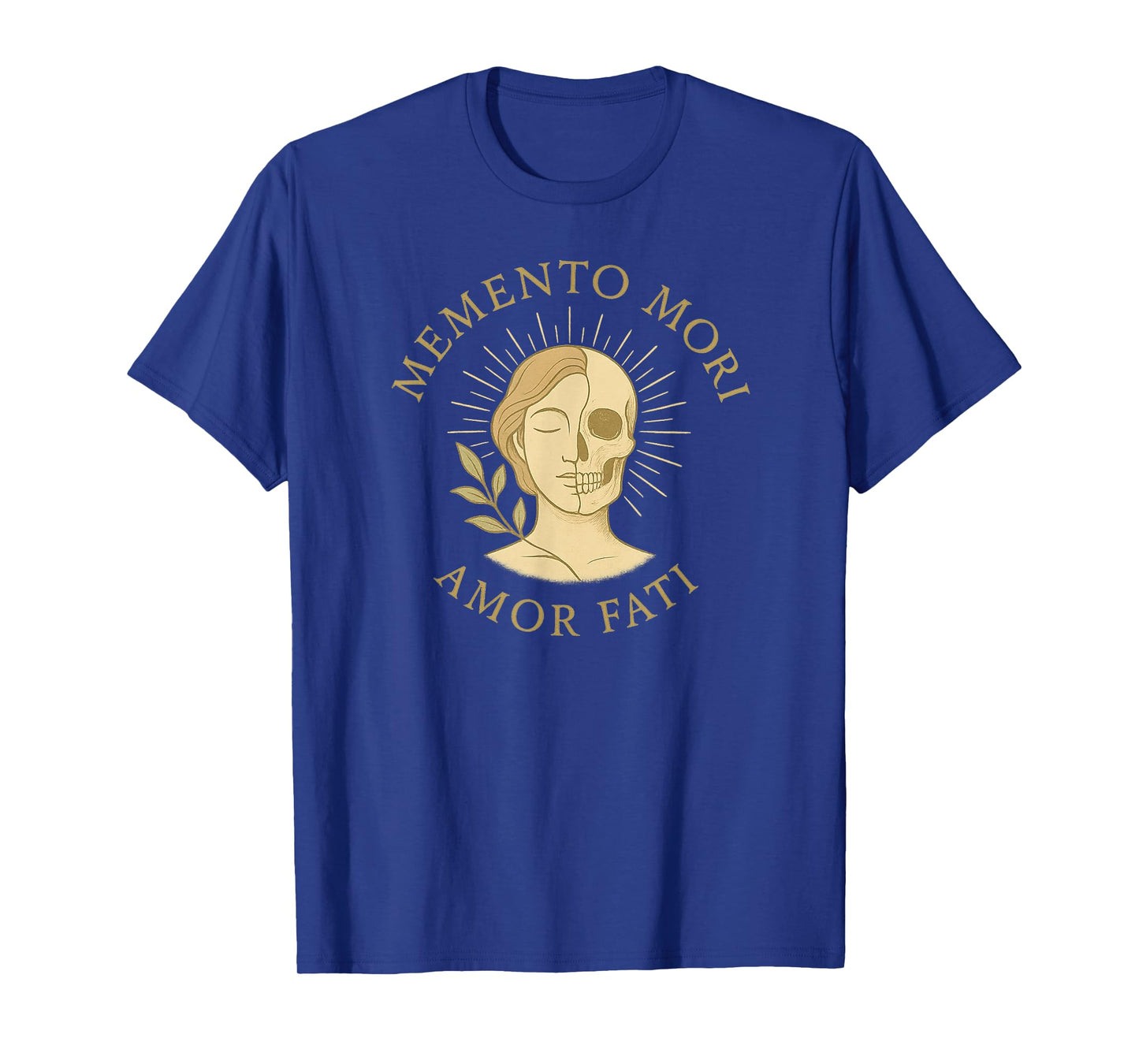 Memento Mori Amor Fati Latin Stoic Quote T-Shirt
