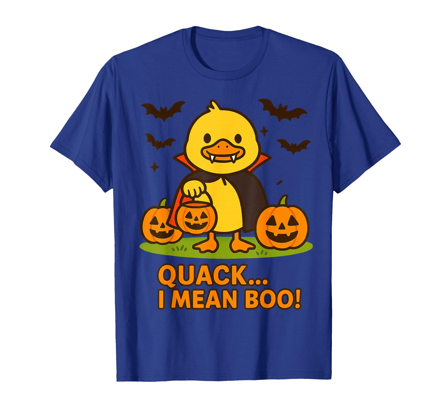 Funny Duck Halloween Costume β Quack I Mean Boo Quote T-Shirt