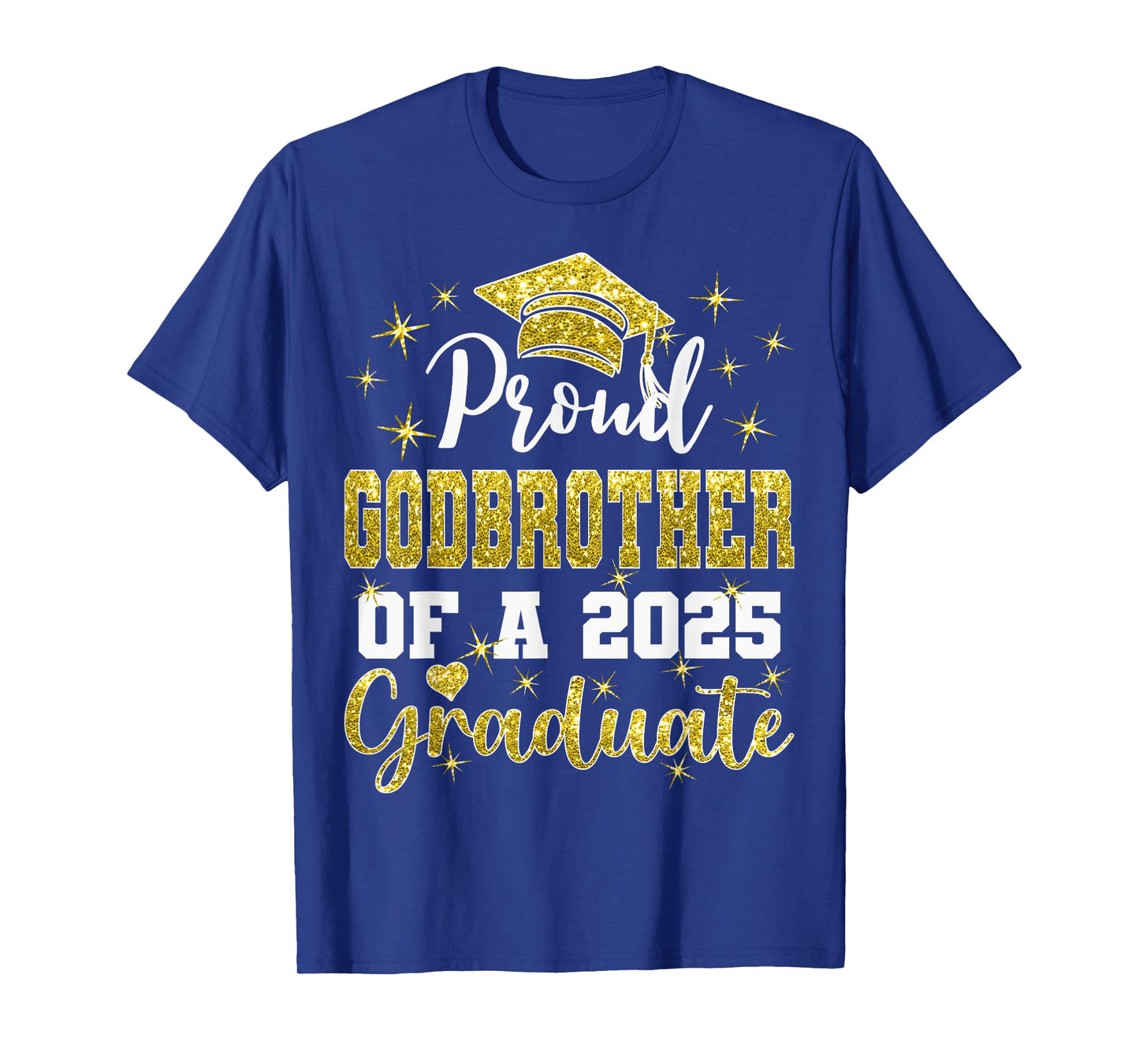 Super Proud Godbrother of 2025 Graduate Graduation Family T-Shirt