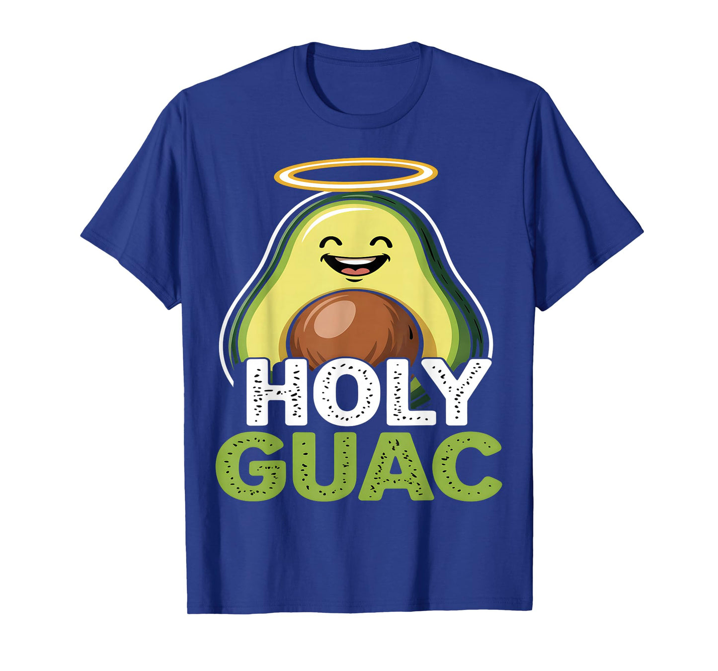Holy Guac Funny Avocado Cartoon T-Shirt