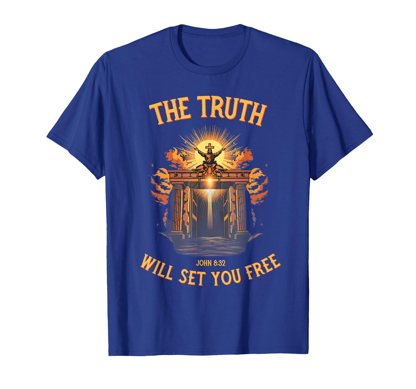 The Truth Will Set You Free Jesus Quote John Bible Verse T-Shirt