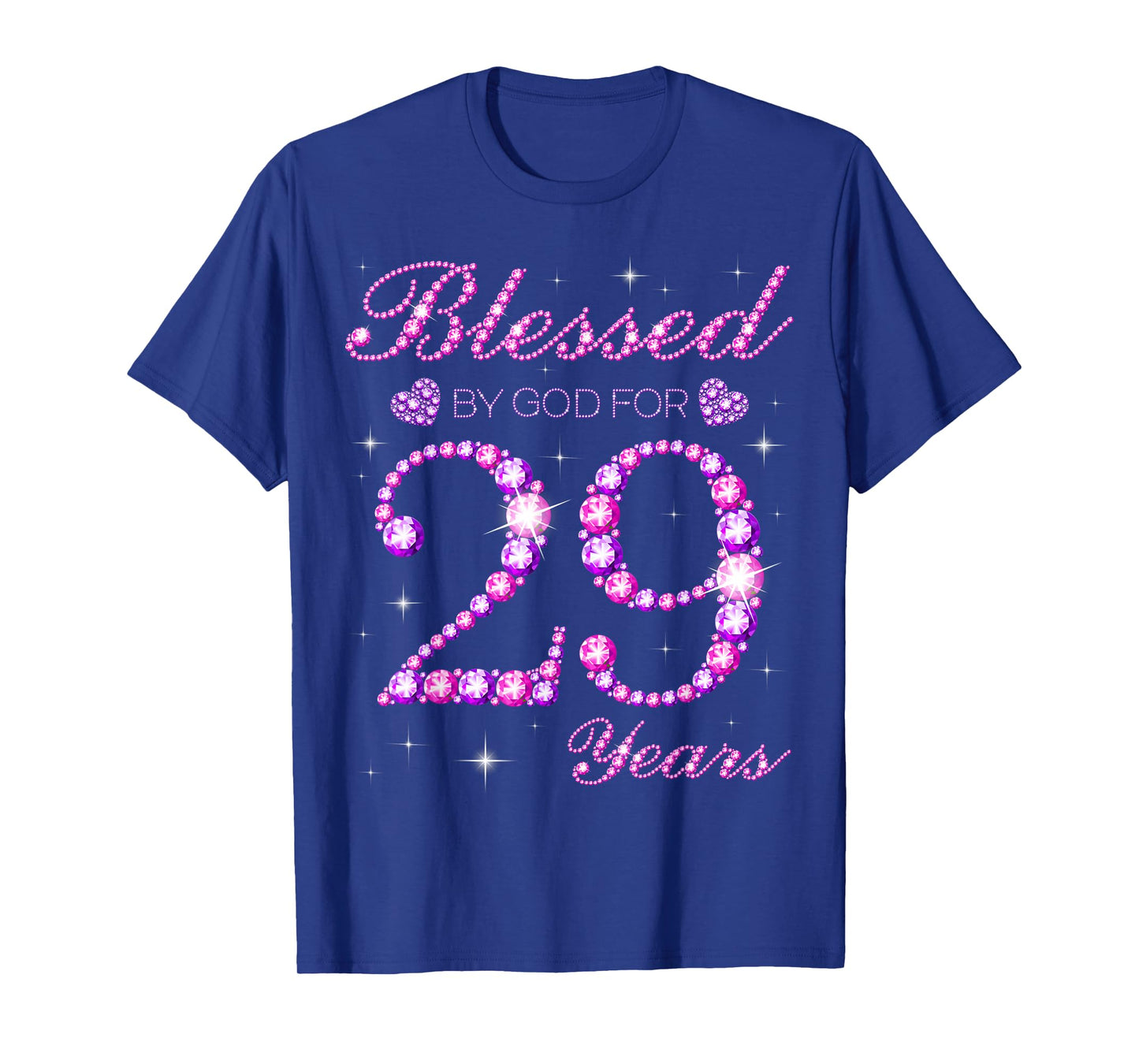 Blessed by God for 29 Years Old 29th Birthday Party T-Shirt
